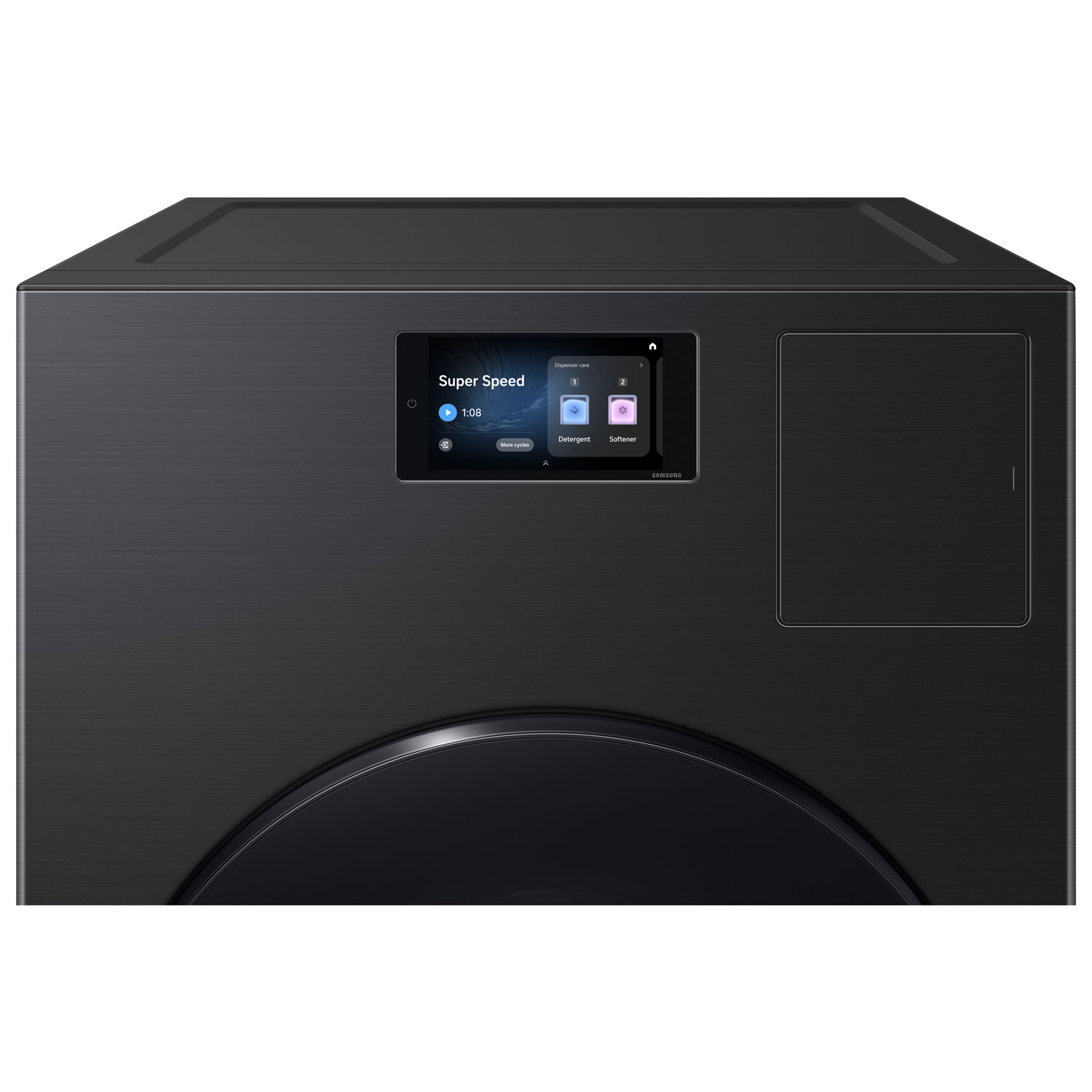 Samsung 6.1 Cu. Ft. Vented Electric Washer & Dryer Combo - Brushed Black