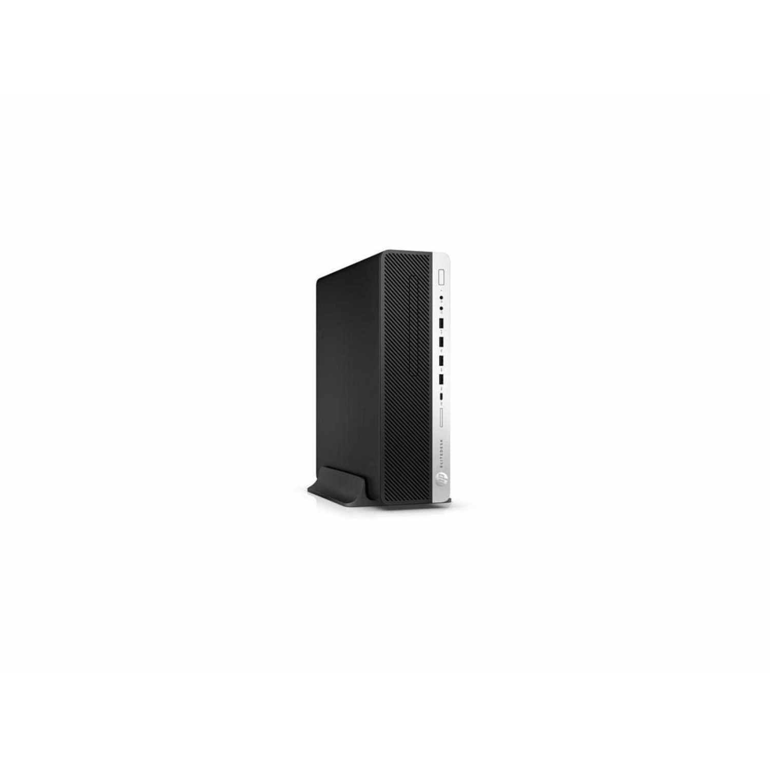 Refurbished HP EliteDesk 800 G4 SFF Desktop | Core i7 - 8700 - 256GB SSD Hard Drive - 32GB RAM | 6 cores @ 4.6 GHz Win 11 Home Black
