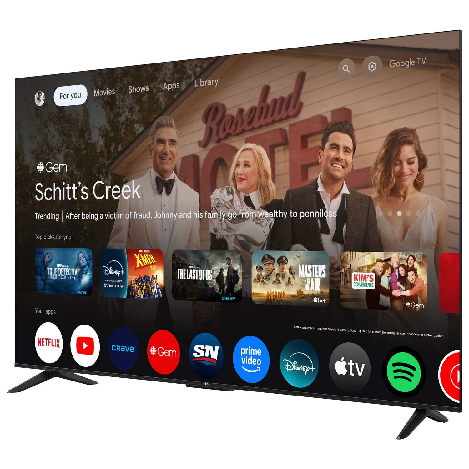 TCL 65" S45K Series 4K UHD HDR LED Smart Google TV - 2025