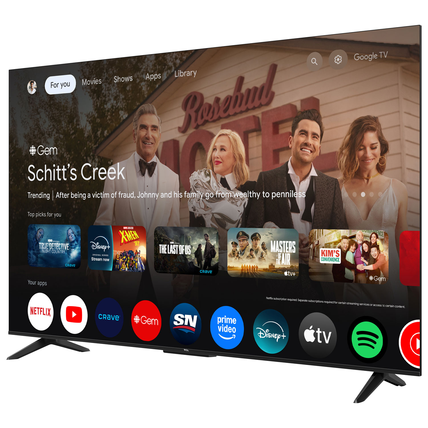 TCL 55" S45K Series 4K UHD HDR LED Smart Google TV - 2025