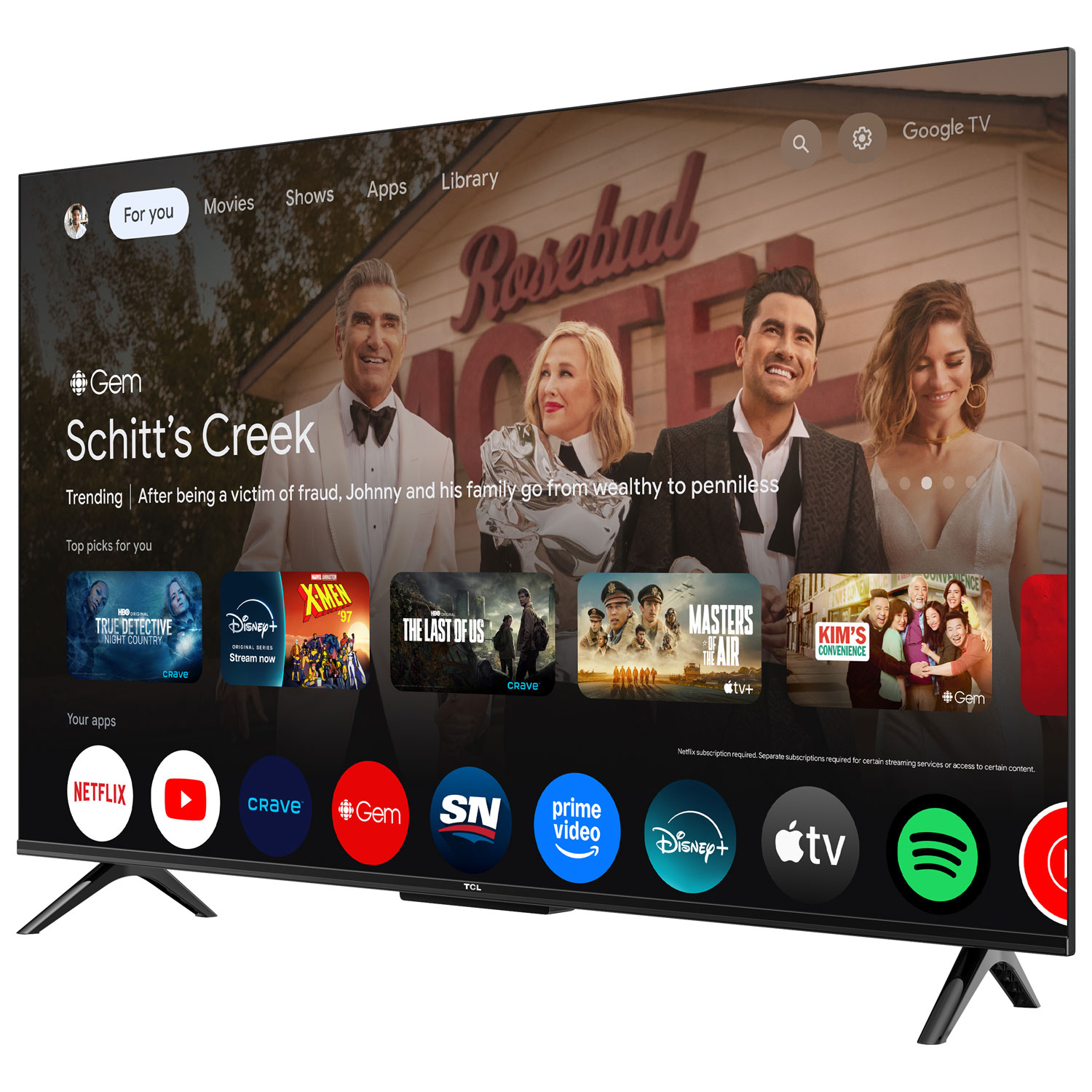 ササちゃん　TCL 43型 テレビ 4k HDR Dolby Atmos 43インチテレビ | TCLジャパン