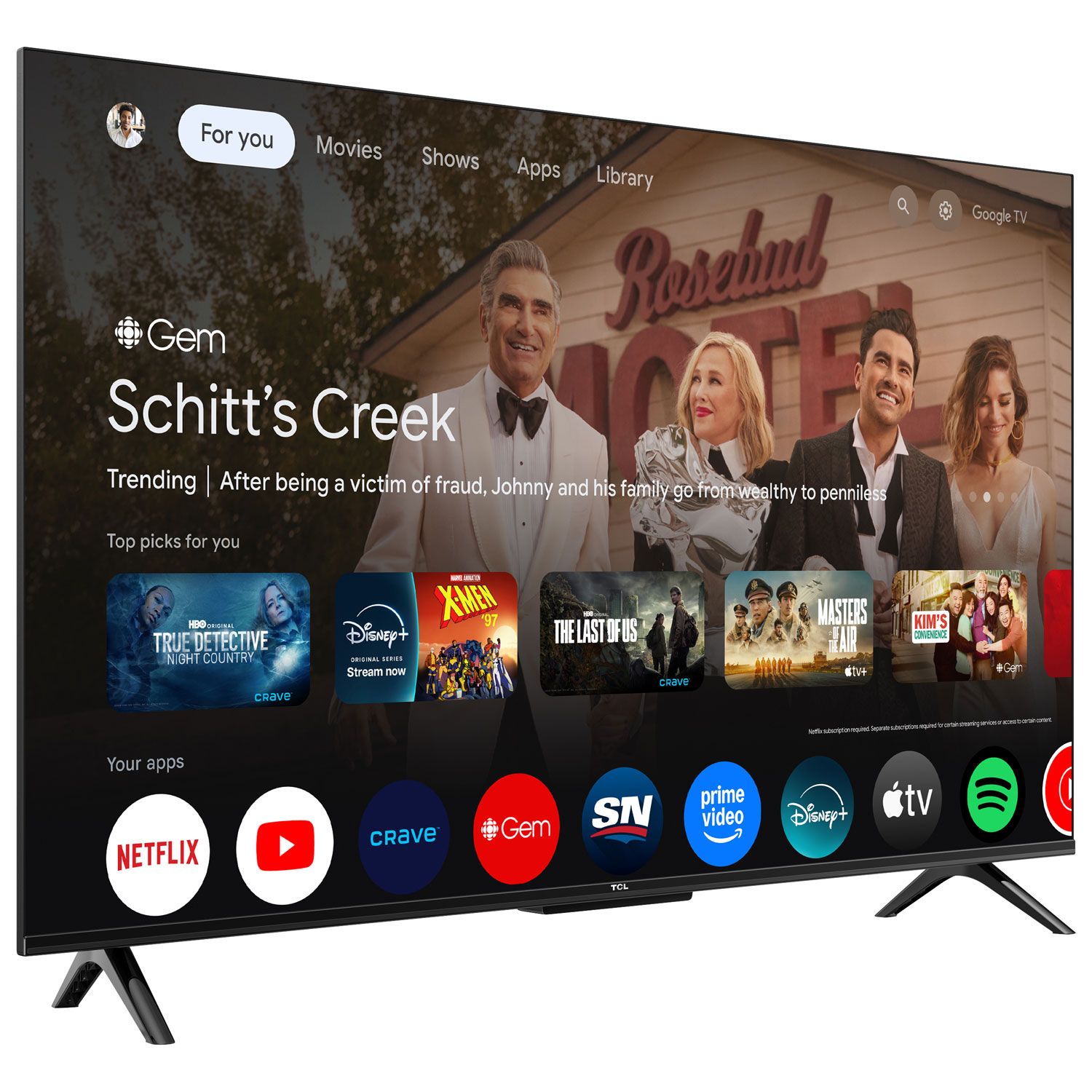 TCL 43" S45K Series 4K UHD HDR LED Smart Google TV - 2025