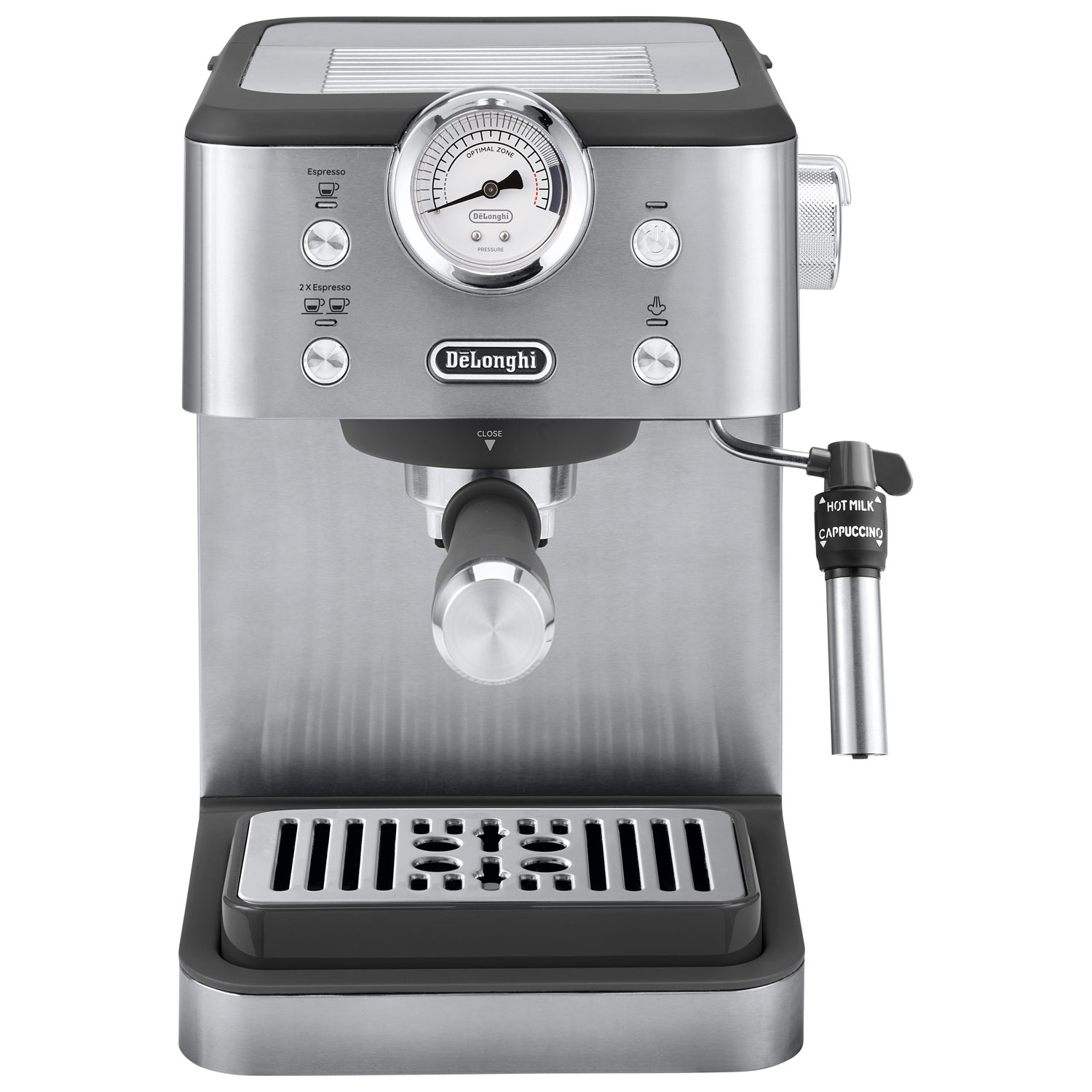 De’Longhi Linea Classic Espresso Machine - Stainless & Grey