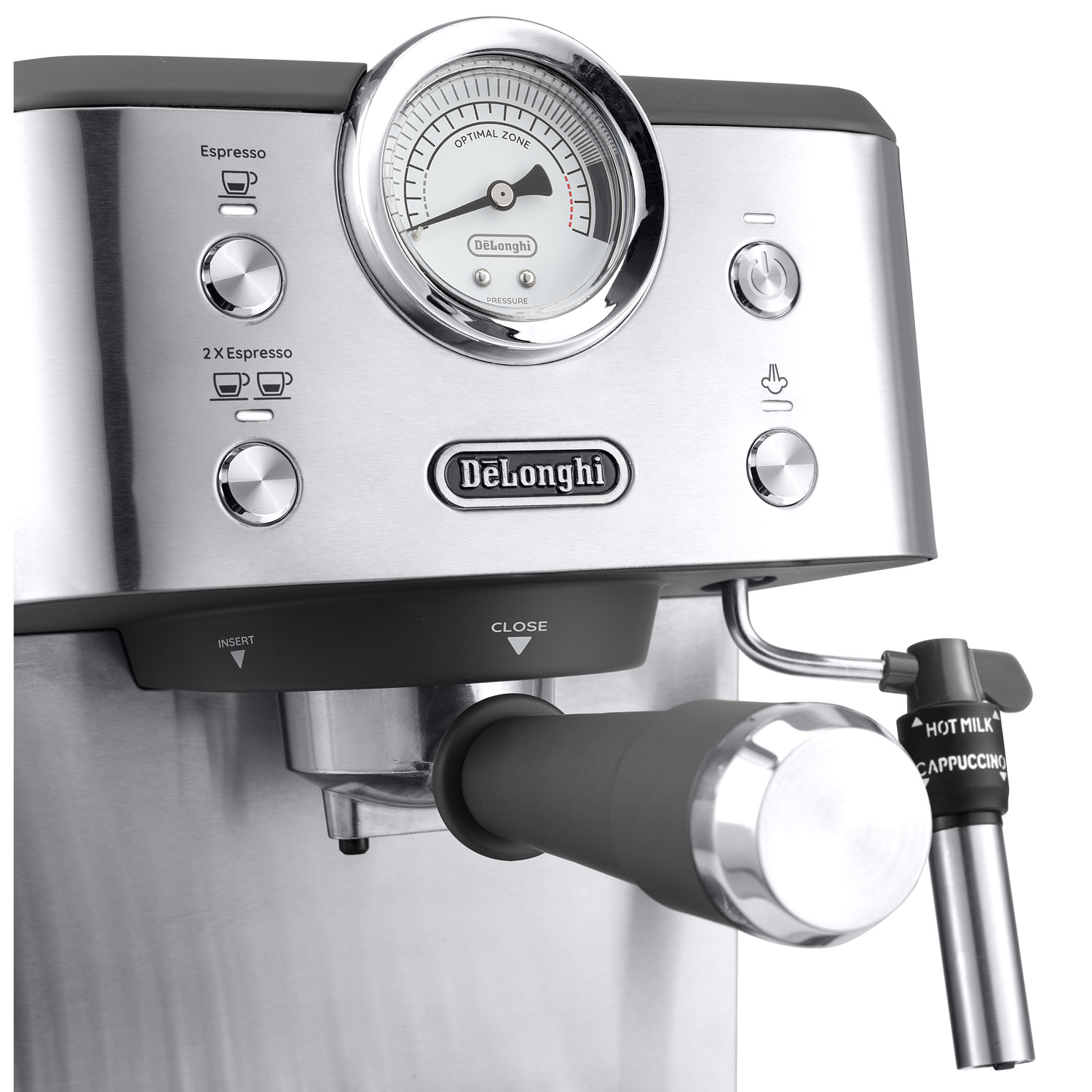 De’Longhi Linea Classic Espresso Machine - Stainless & Grey