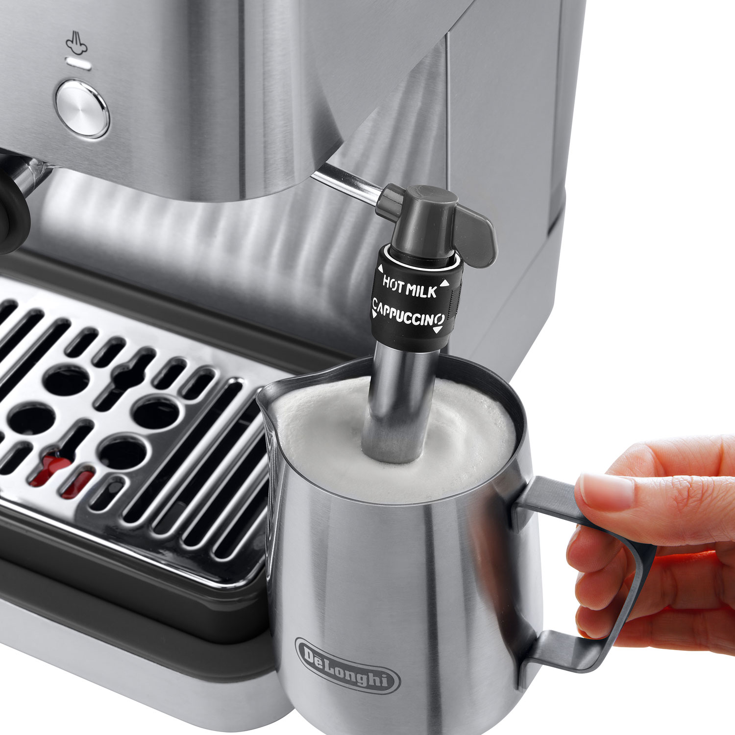 De’Longhi Linea Classic Espresso Machine - Stainless & Grey