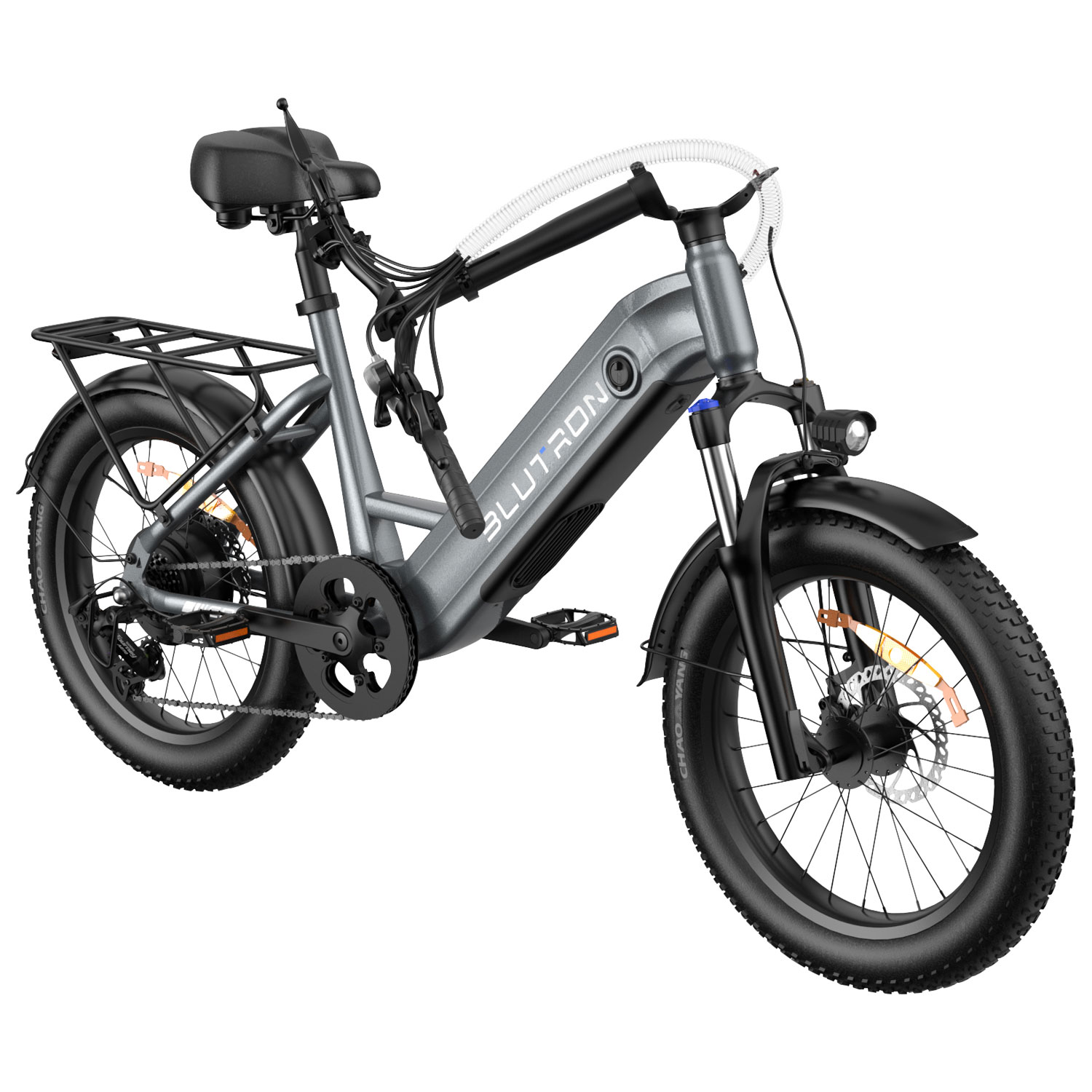 Vélo électrique repliable EB750S de Blutron - Gris futuriste - Exclusivité Best Buy