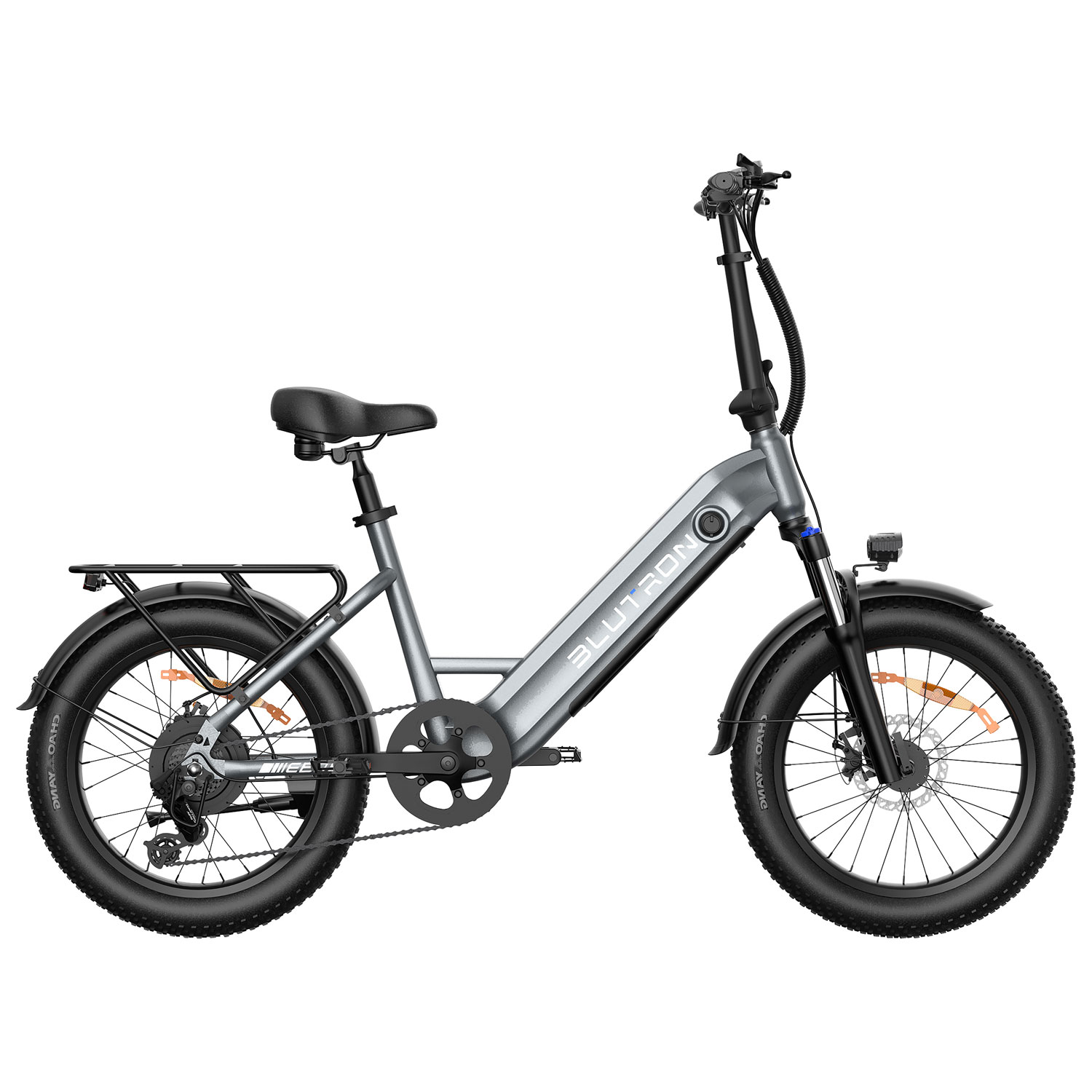 Vélo électrique repliable EB750S de Blutron - Gris futuriste - Exclusivité Best Buy