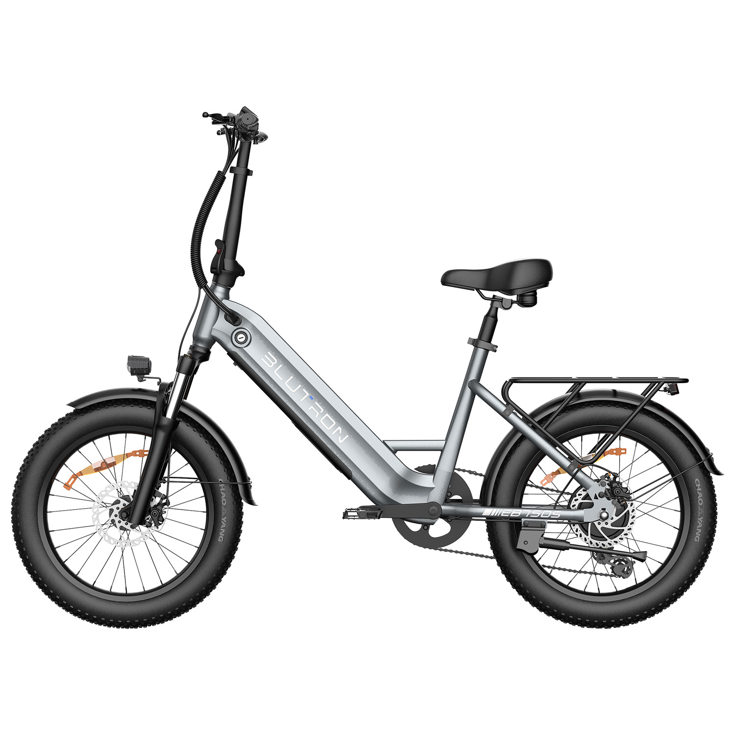 Vélo électrique repliable EB750S de Blutron - Gris futuriste - Exclusivité Best Buy
