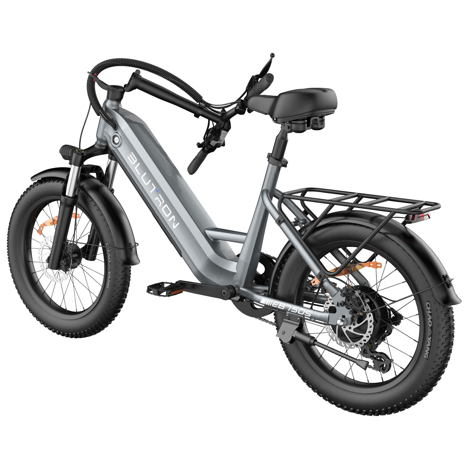 Vélo électrique repliable EB750S de Blutron - Gris futuriste - Exclusivité Best Buy