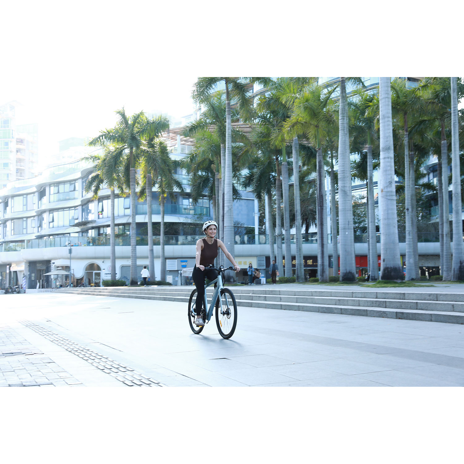 Vélo de promenade électrique EB570 de Blutron - Azur - Exclusivité Best Buy