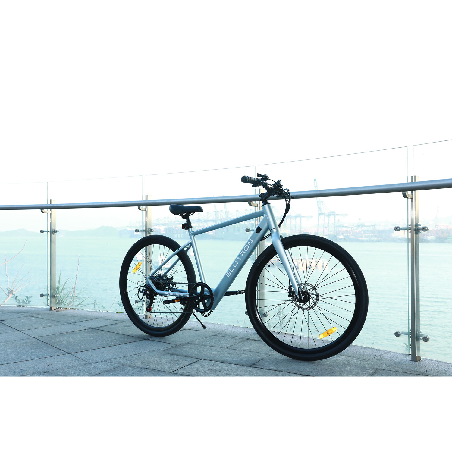 Vélo de promenade électrique EB570 de Blutron - Azur - Exclusivité Best Buy