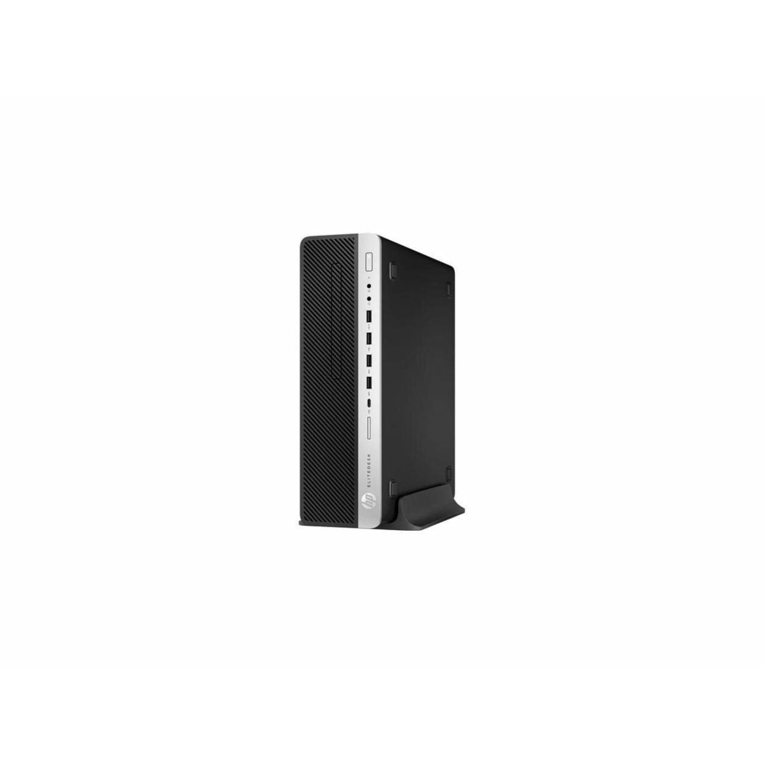 Refurbished HP EliteDesk 800 G4 SFF Desktop | Core i7 - 8700 - 512GB SSD Hard Drive - 32GB RAM | 6 cores @ 4.6 GHz Win 11 Pro Black