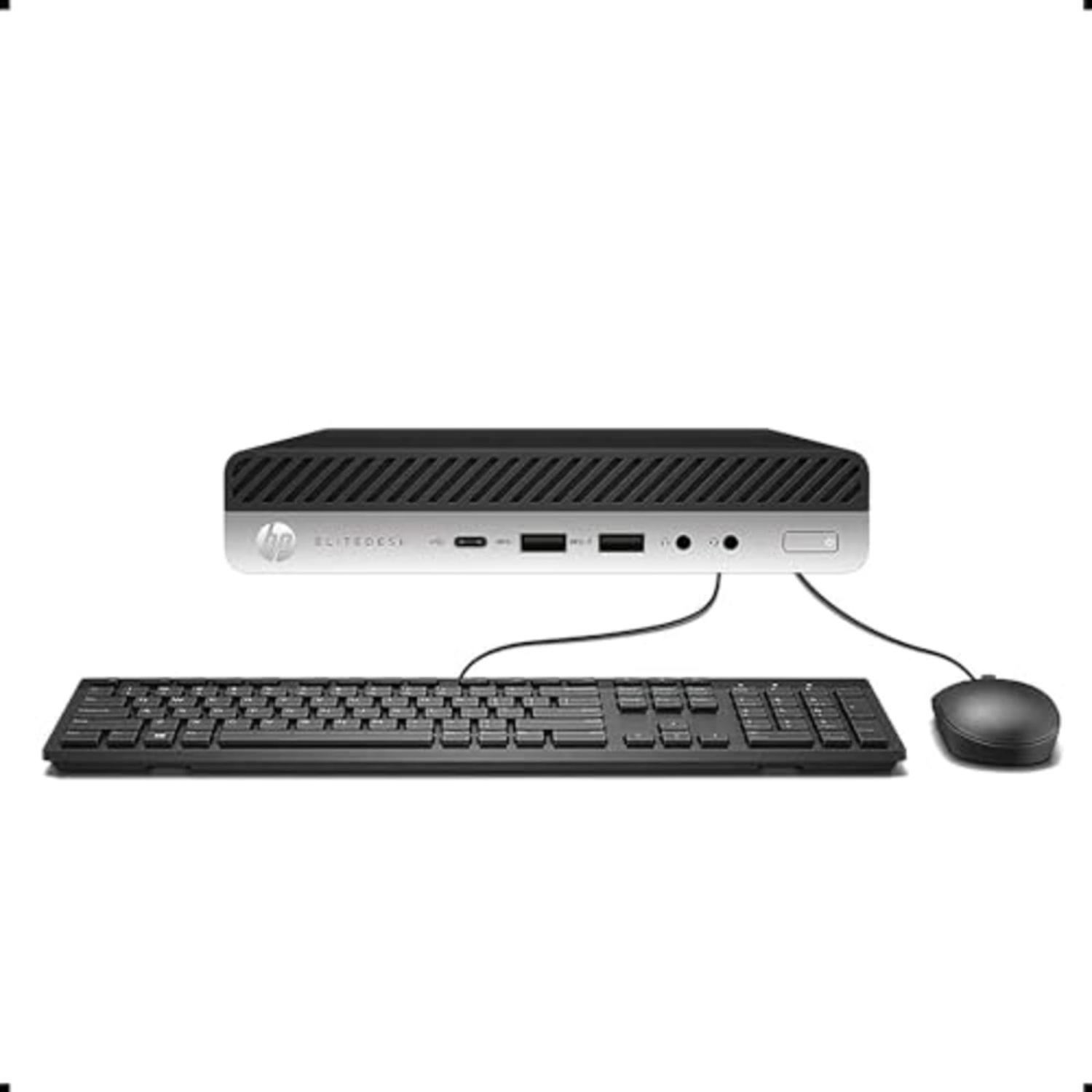 HP EliteDesk 800 G4 Mini Desktop | Core i5 - 8600T - 128GB SSD Hard Drive - 8GB RAM | 6 cores @ 3.7 GHz Win 10 Pro Black