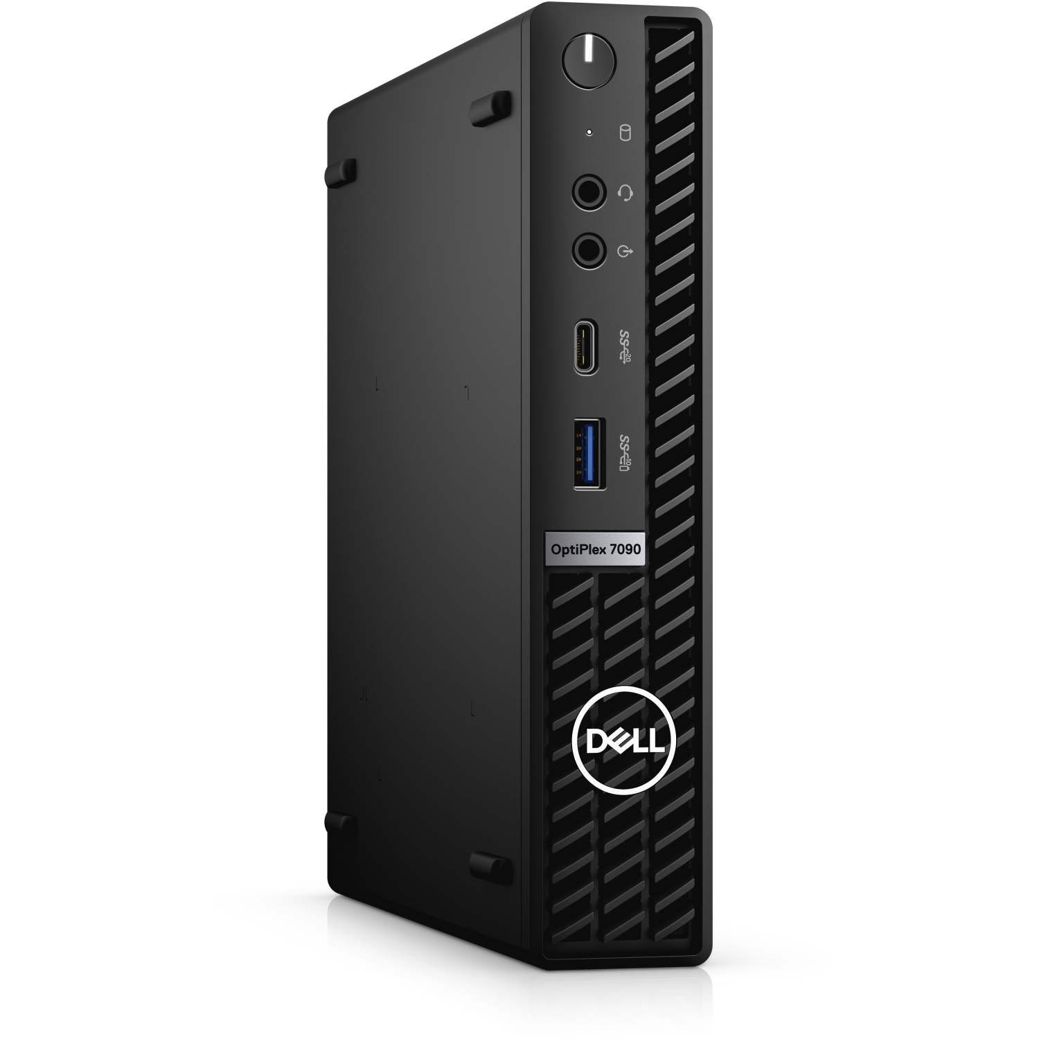 Refurbished Dell Optiplex 7090 Micro Desktop | Core i7 - 10700 - 1TB SSD Hard Drive - 32GB RAM | 8 cores @ 4.8 GHz Win 10 Pro Black