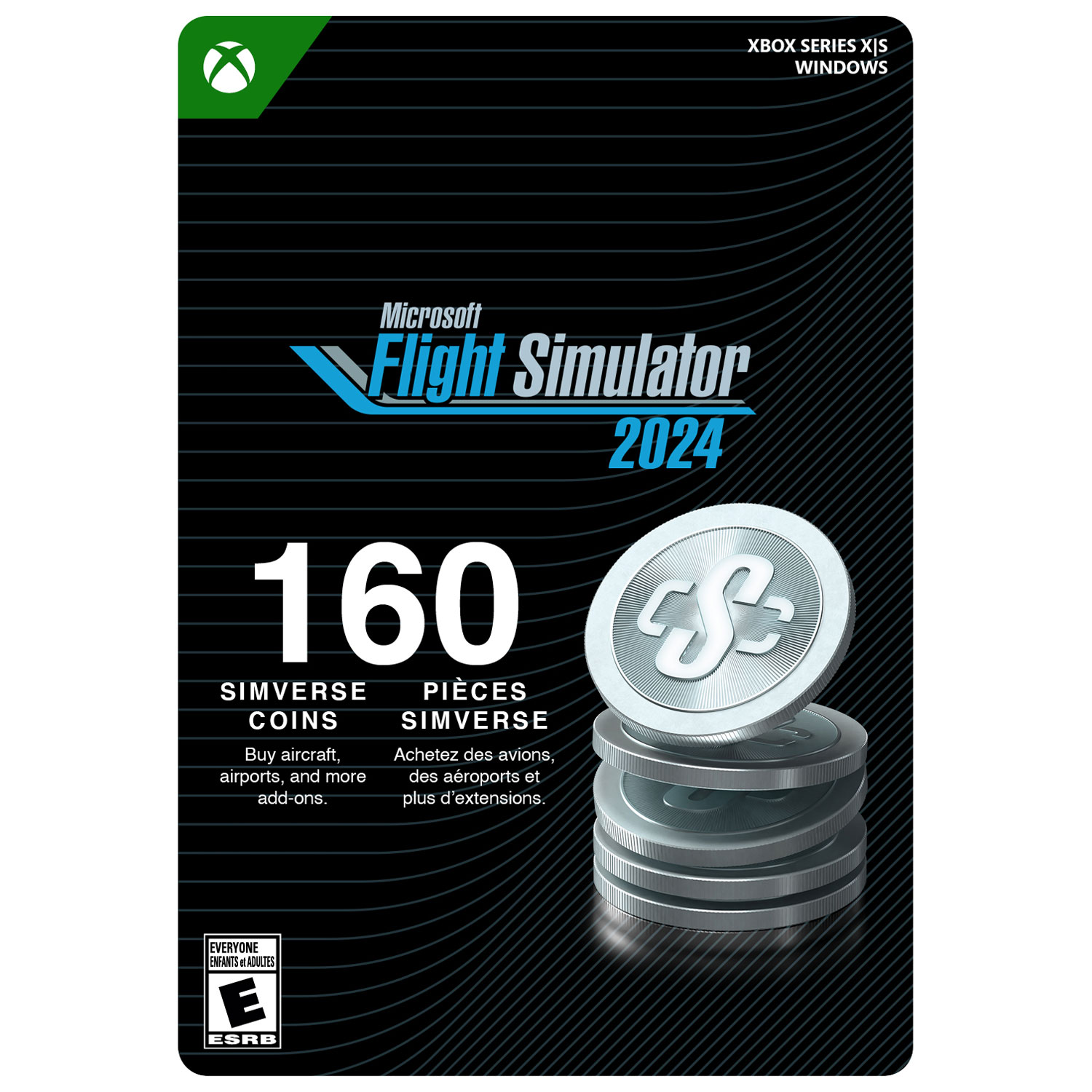 Microsoft Flight Simulator 2024 - 160 pièces Simverse - Téléchargement numérique