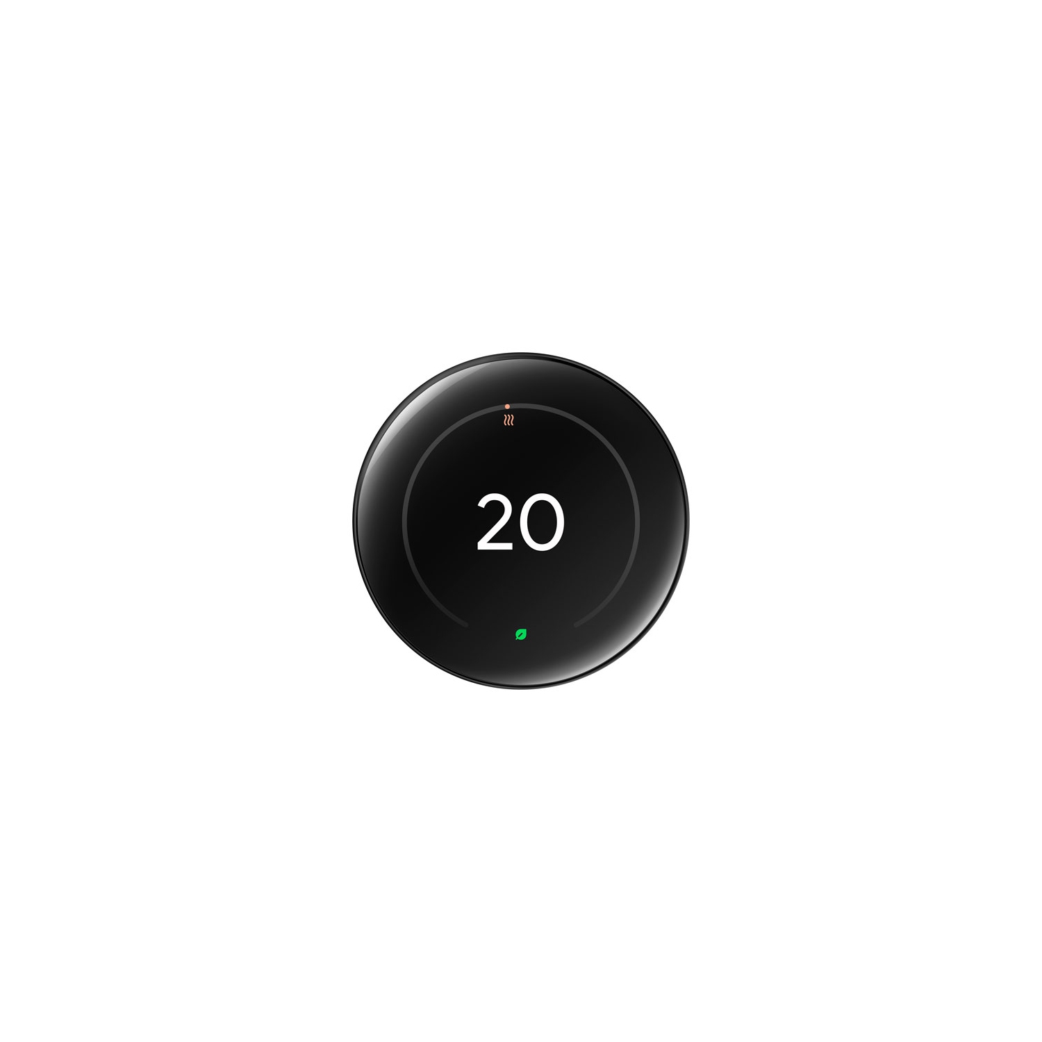 Google Nest Wi-Fi Smart Learning Thermostat - Polished Obsidian
