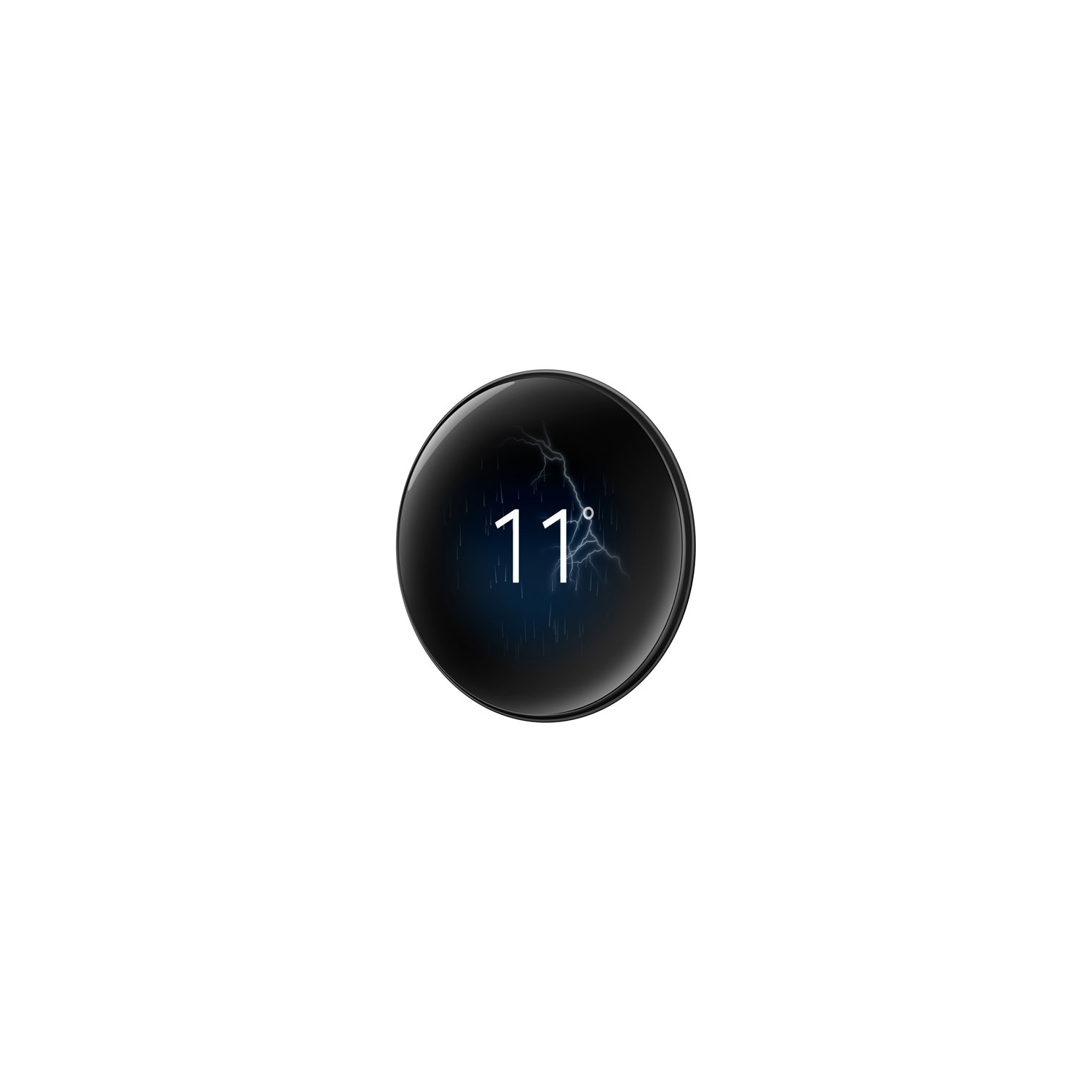 Google Nest Wi-Fi Smart Learning Thermostat - Polished Obsidian