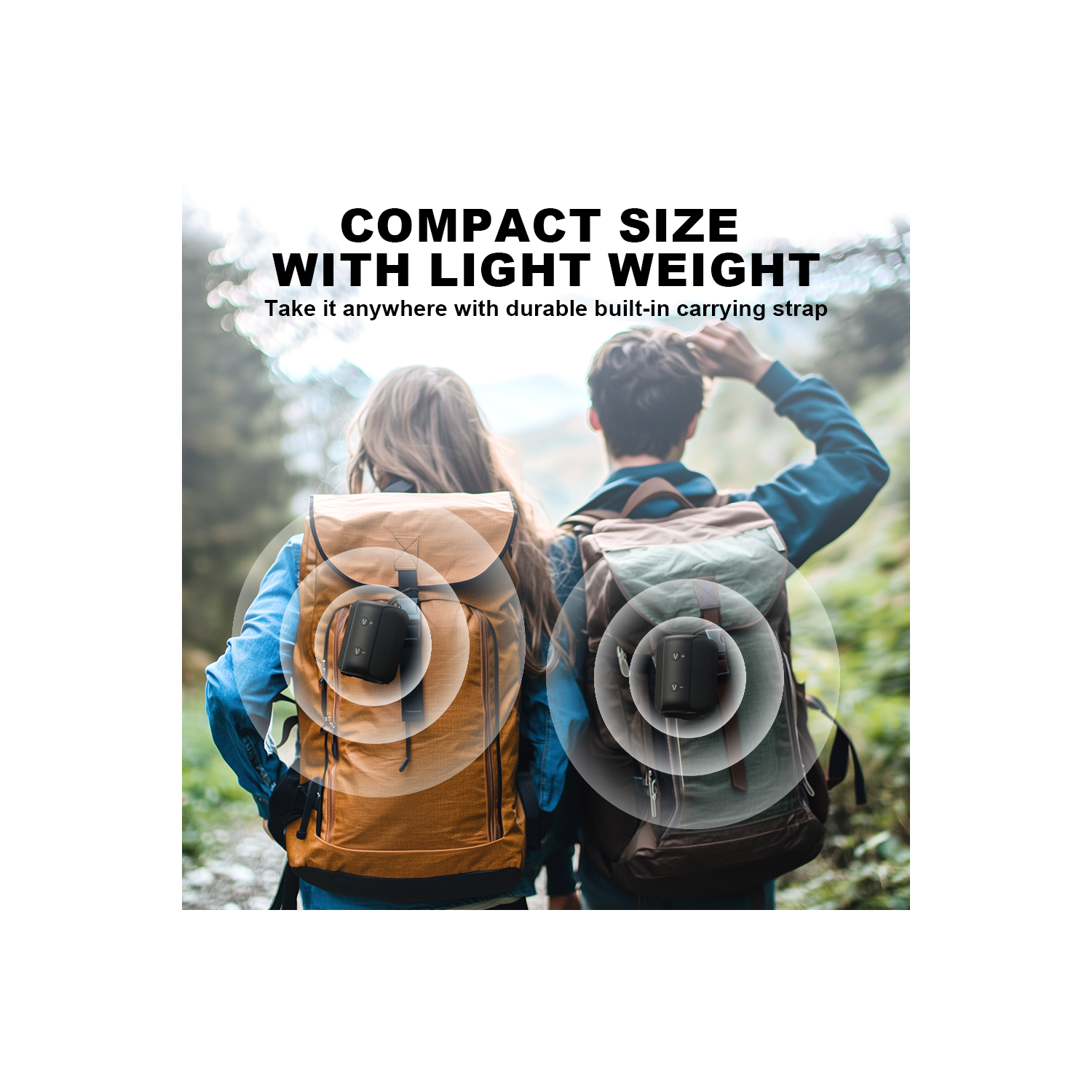 Bobtot Portable Speaker Bluetooth 10W Peak, IPX6 Shower Speaker, 25H Playing Time, Loud and Stereo Sound with Bass, Dual Pairing, Small Bluetooth