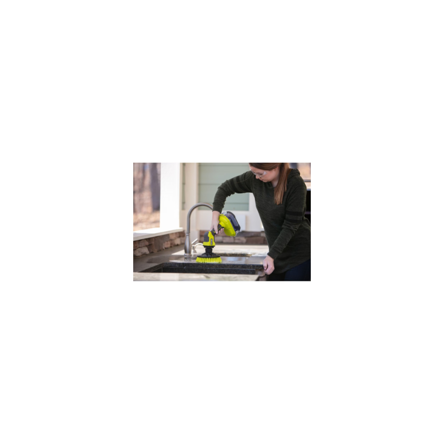Brand New - RYOBI P4510 18V ONE+ Cordless Power Scrubber