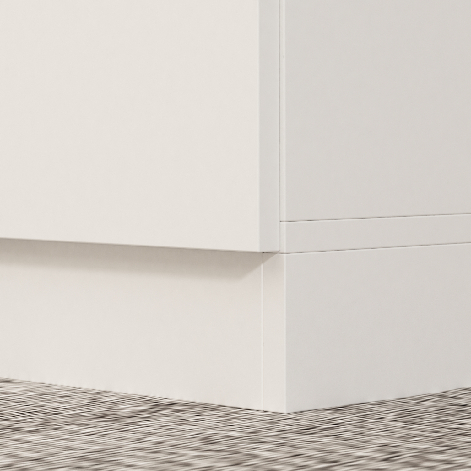 Famapy – Garde-robe à 3 portes avec tringle, tablettes ajustables et compartiments de rangement, blanc