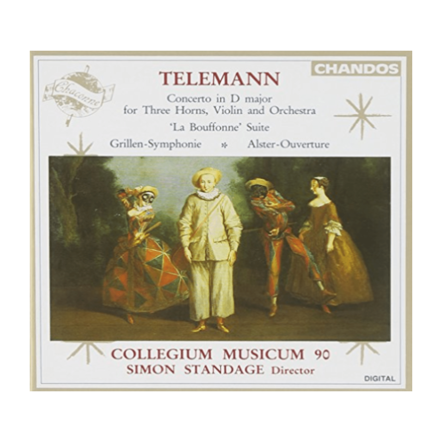 Simon Standage - Concerto in D / la Boufonne Suite - [CD]