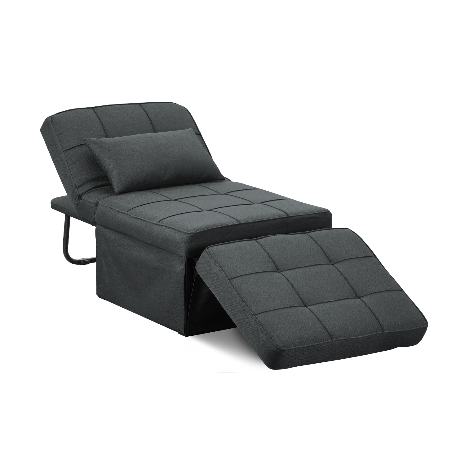 Ainfox 71&nbsp;po canapé-lit pliant gris foncé pour la maison