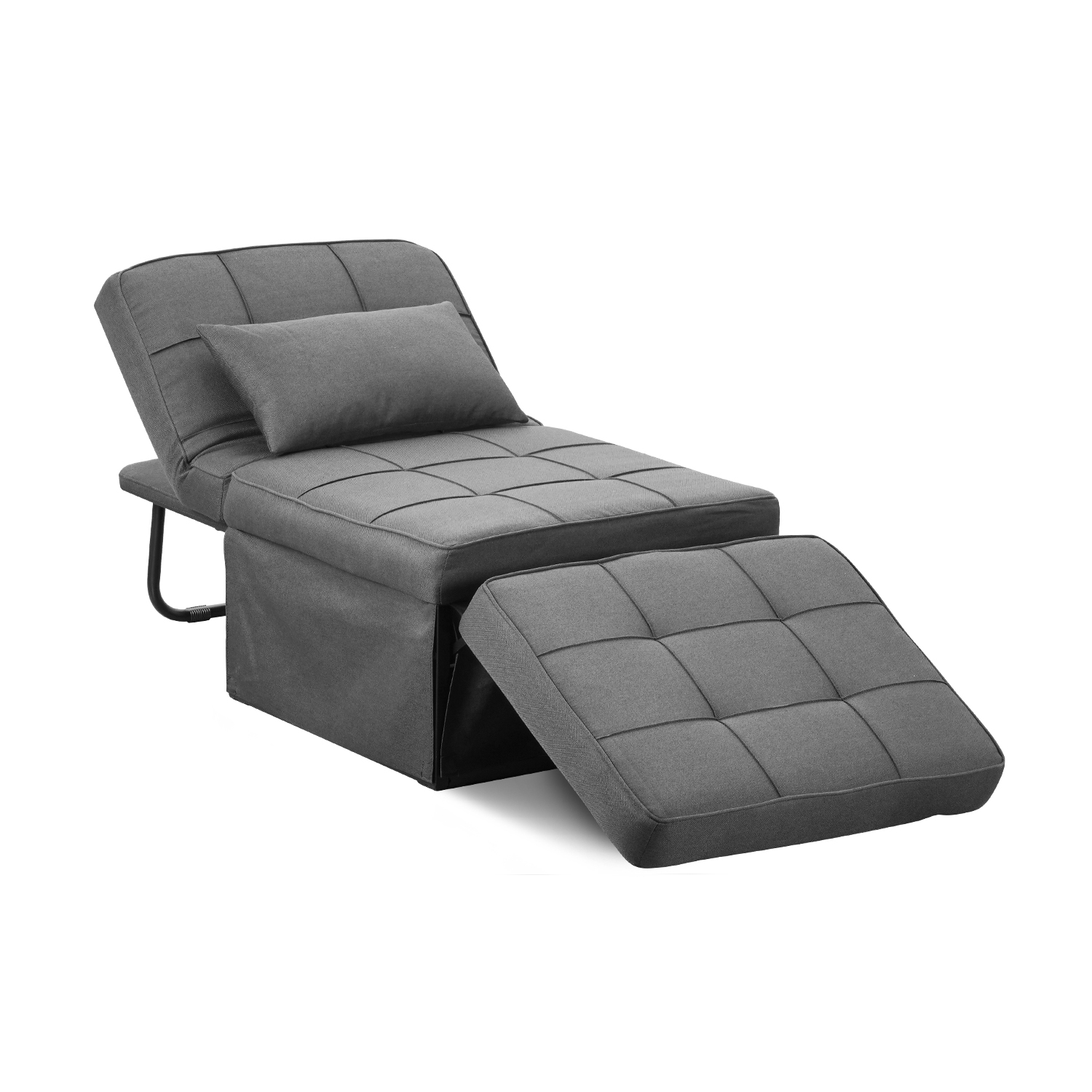 Ainfox 71&nbsp;po canapé-lit pliant gris clair pour la maison