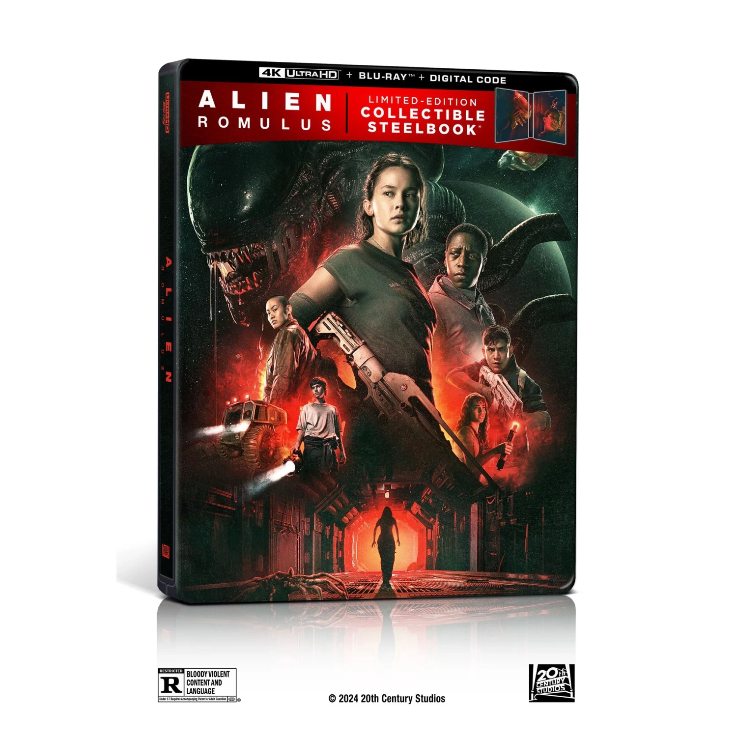 Alien Romulus [Steelbook] [4K Ultra HD + Blu-ray]