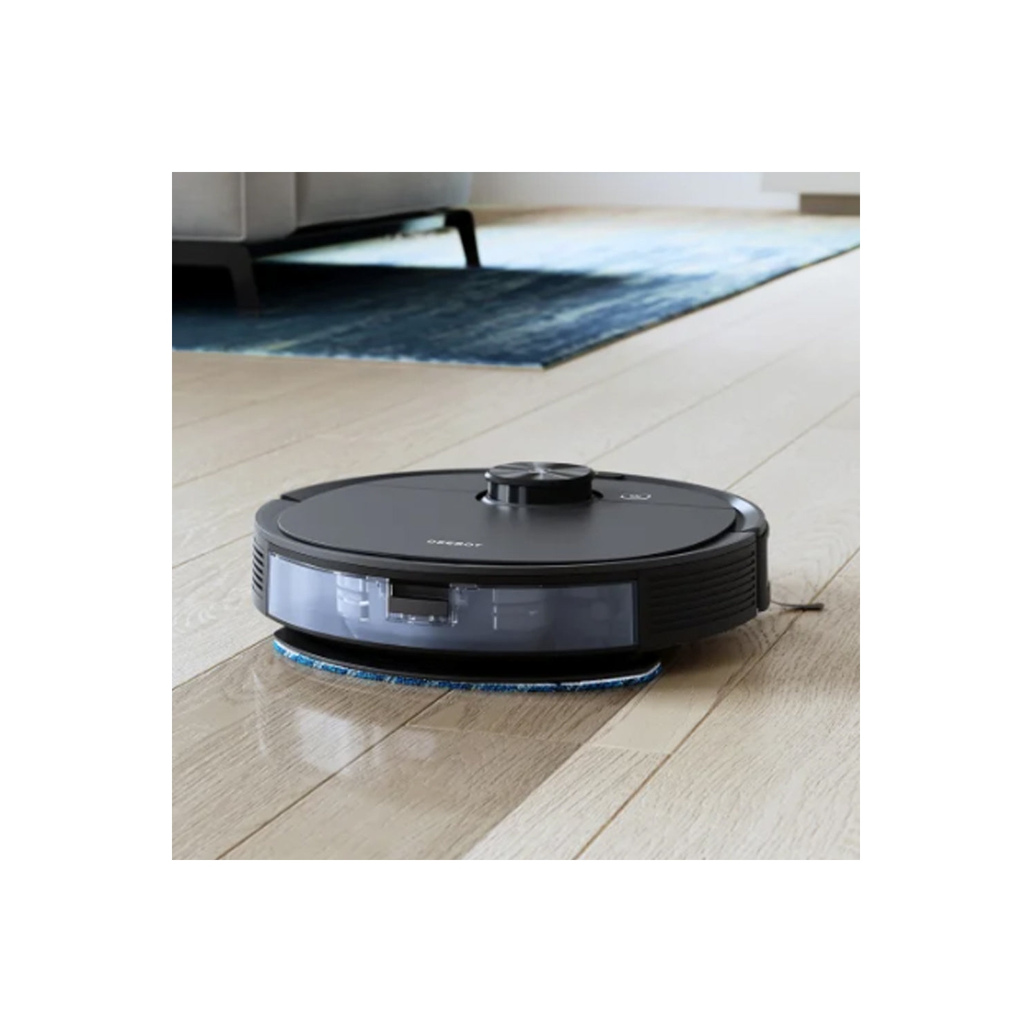 Boîte ouverte - Aspirateur et vadrouille robot OZMO N10MAXI Deebot d'Ecovacs avec station de vidage automatique