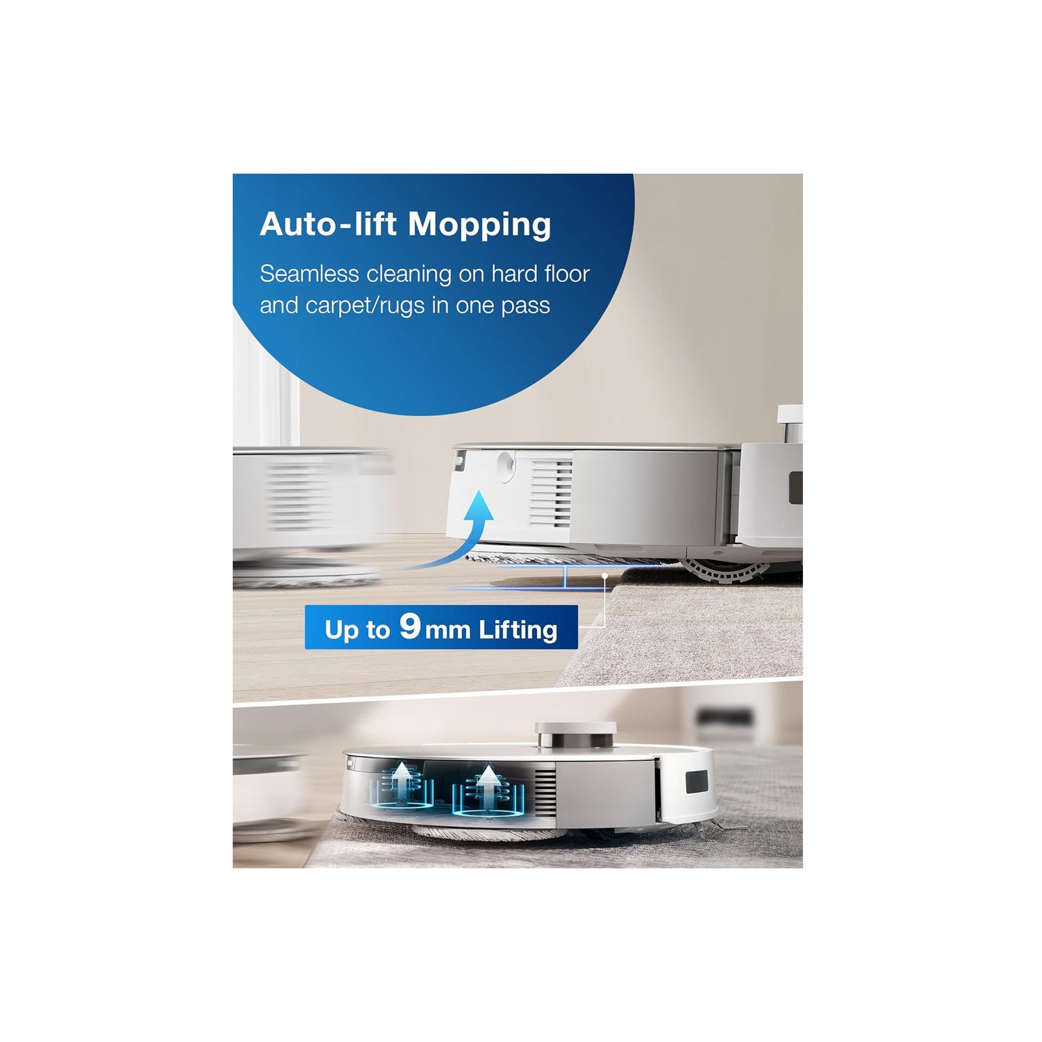 Refurbished Good-Deebot By EcovacsTEO(T20) OMNI Vacuuming and Mopping Robot with Auto-Empty Station