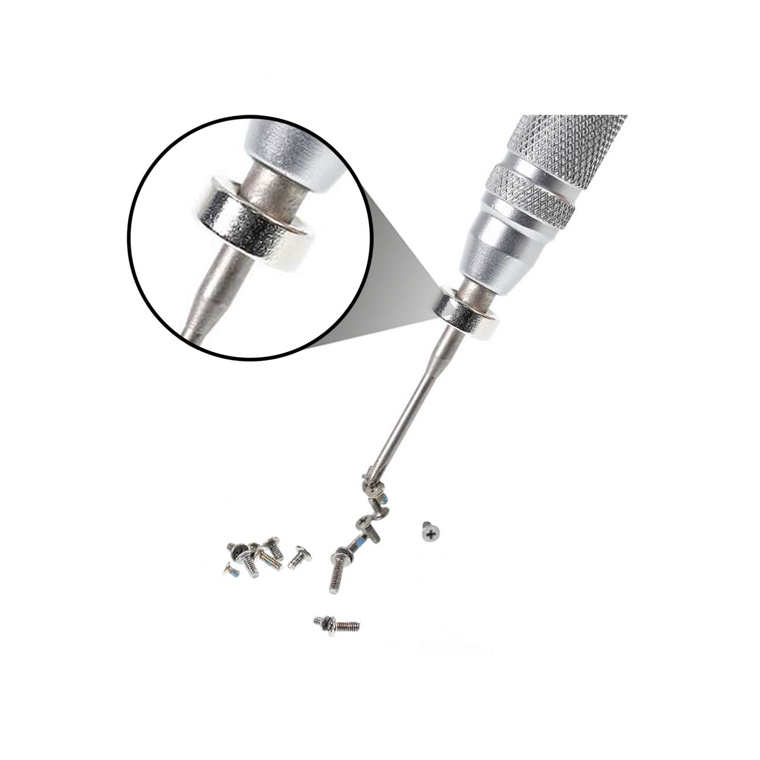 Mini-anneaux aimantés de qualité supérieure 10 pour tournevis - Améliorez l'efficacité de vos outils