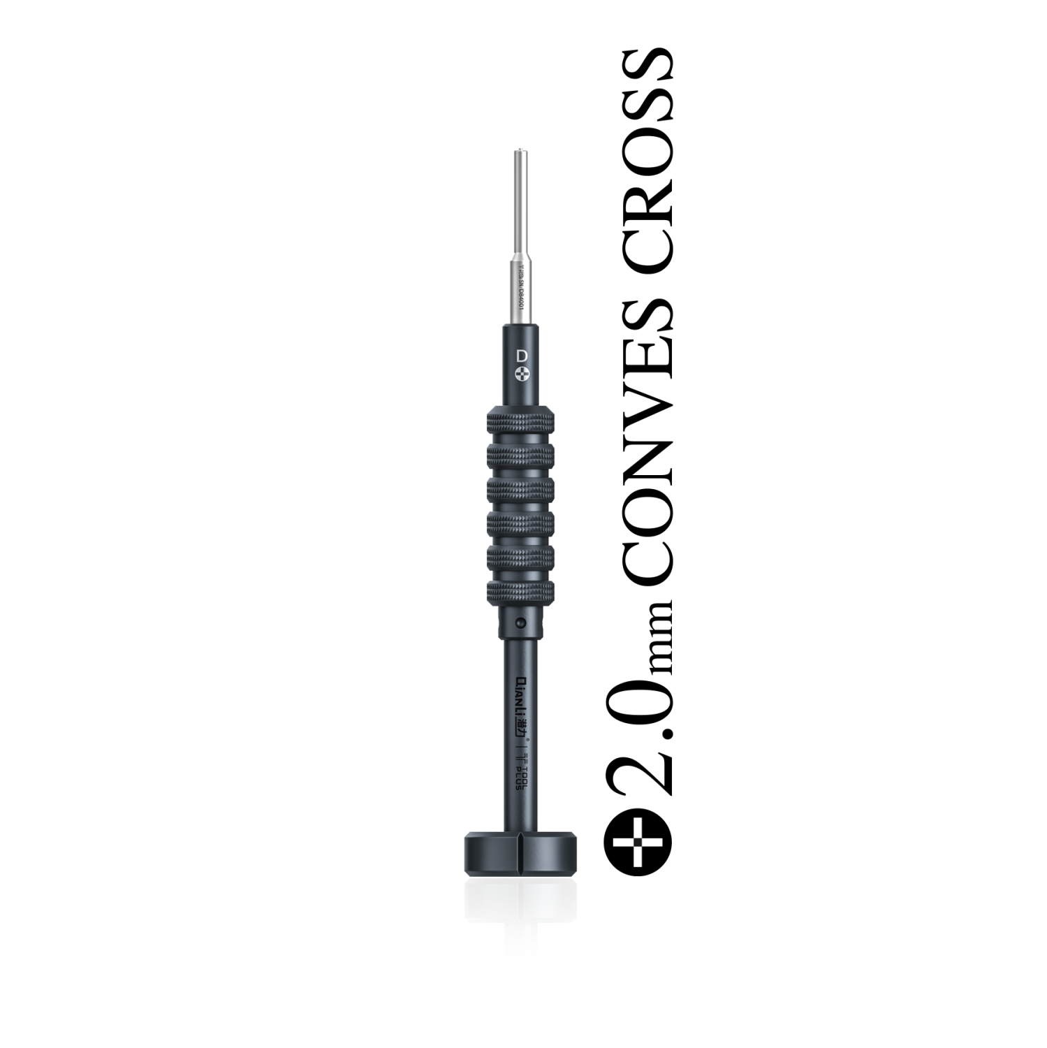 Tournevis transversal convexe Thor D de haute précision 2,0&nbsp;mm de Qianli - Parfait pour les petits gadgets