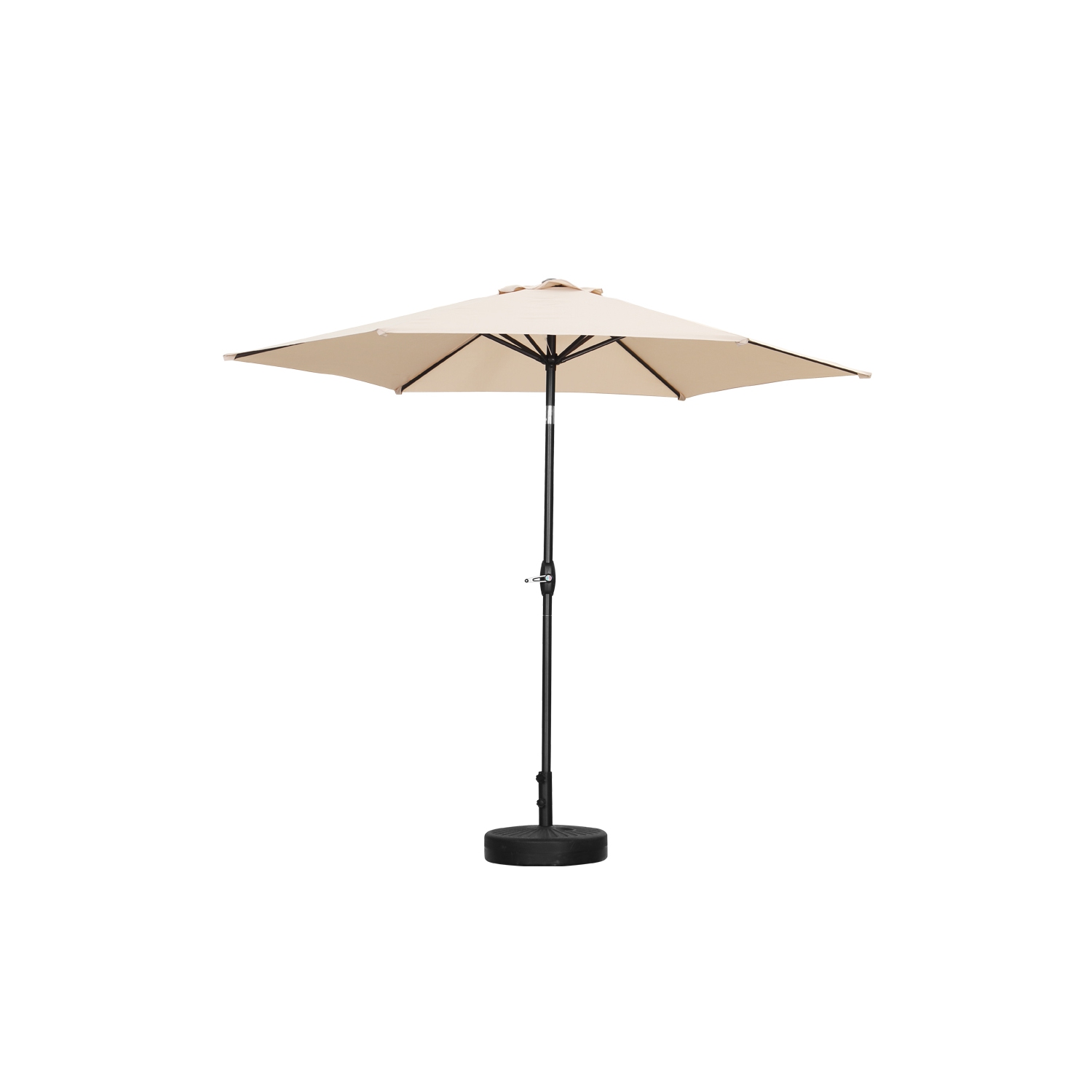 Ainfox 9FT Patio Umbrella Outdoor Table Umbrella Khaki