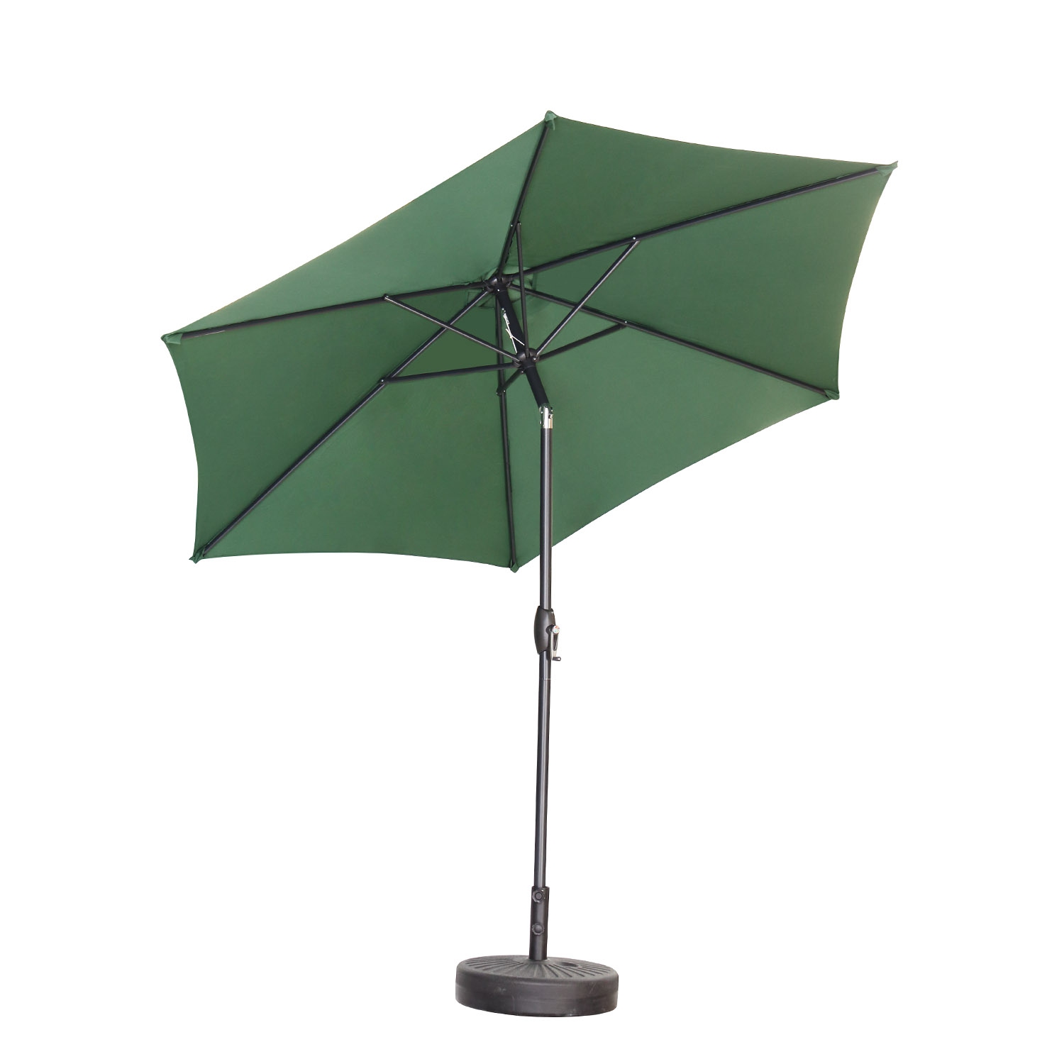 Ainfox 9FT Patio Umbrella Outdoor Table Umbrella Green