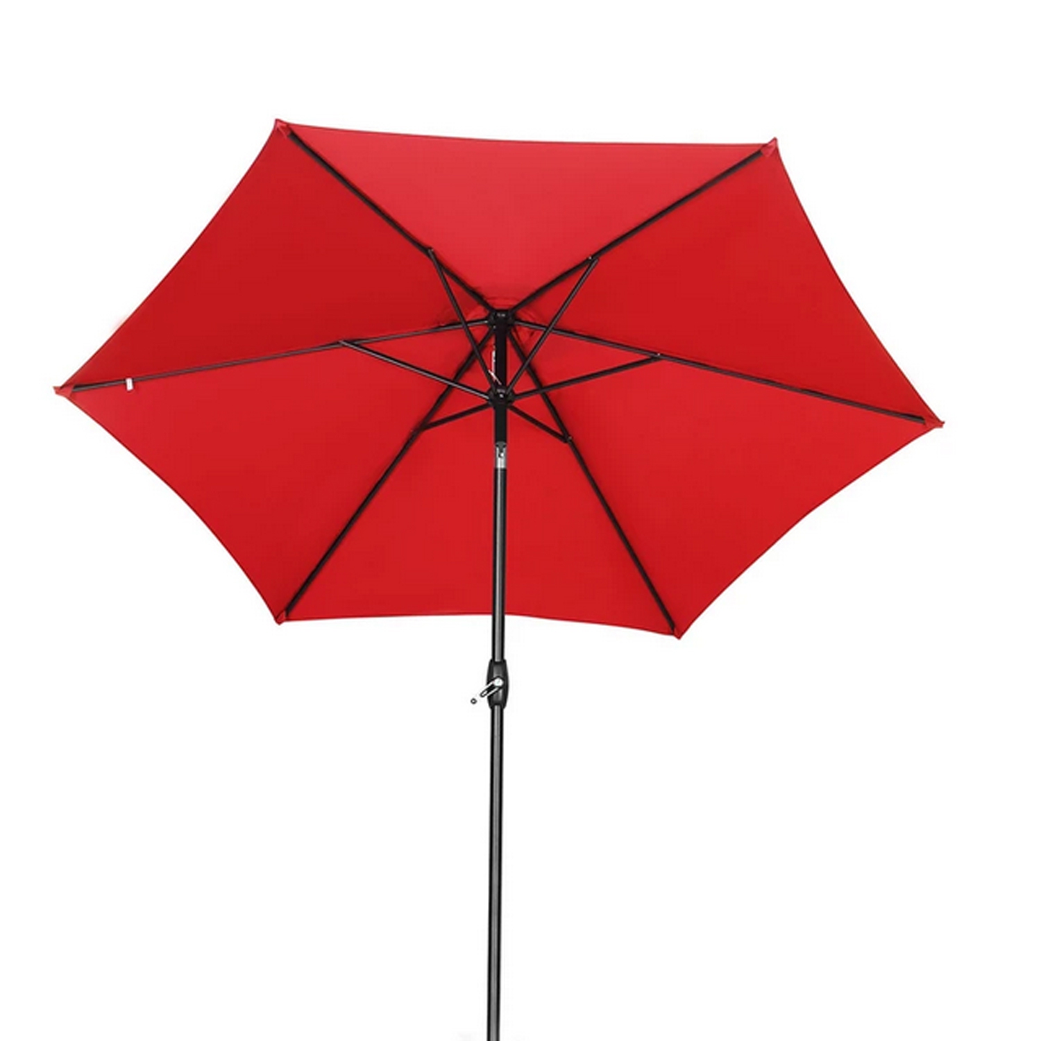 Ainfox 9FT Patio Umbrella Outdoor Table Umbrella Red