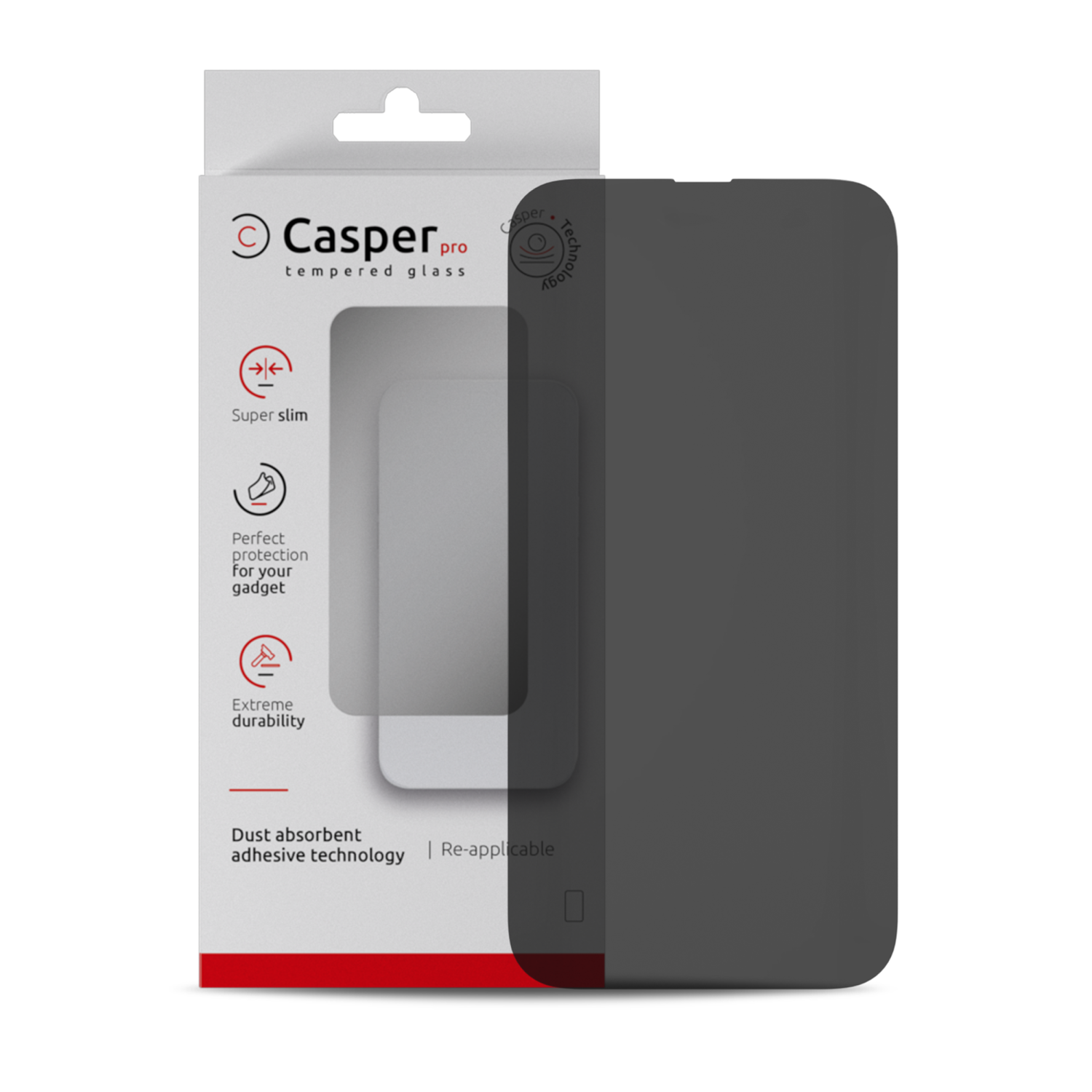 Protecteur d'écran en verre trempé Premium Privacy pour iPhone 15 Pro Max - Ensemble de vente au détail le plus populaire