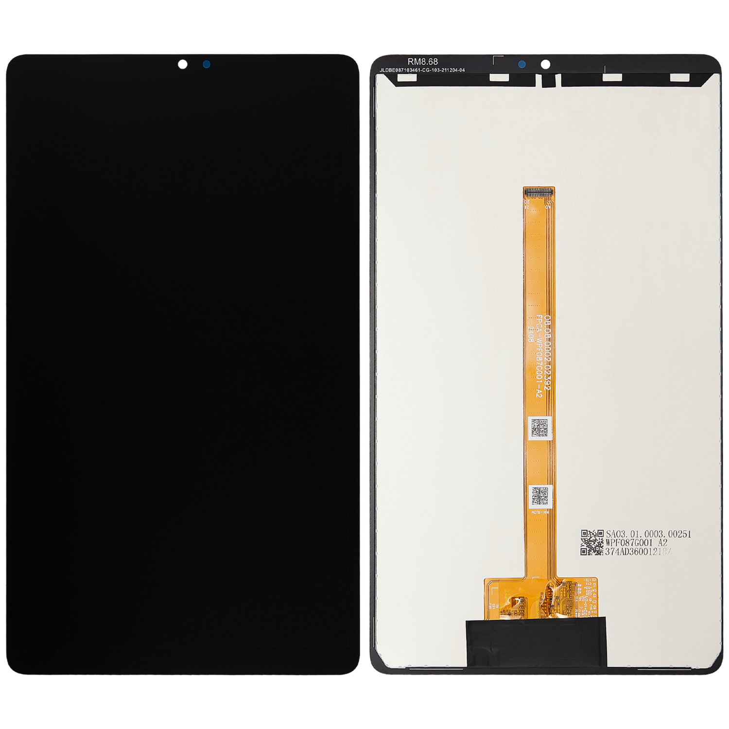 Refurbished Excellent Premium Replacement LCD Assembly for Samsung Galaxy Tab A9 (X110) 2023 - Black Screen Without Frame