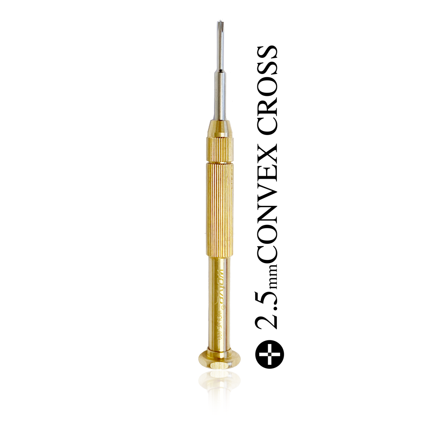 High-Performance 2.5MM Convex Cross 3D Screwdriver - Wolve Series for Precision Work