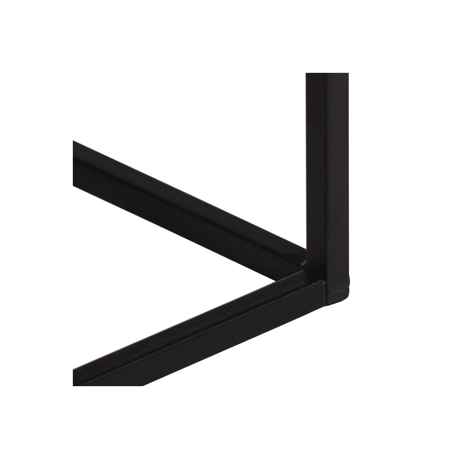 vidaXL Console Table 110x30x75 cm Solid Wood Reclaimed and Iron