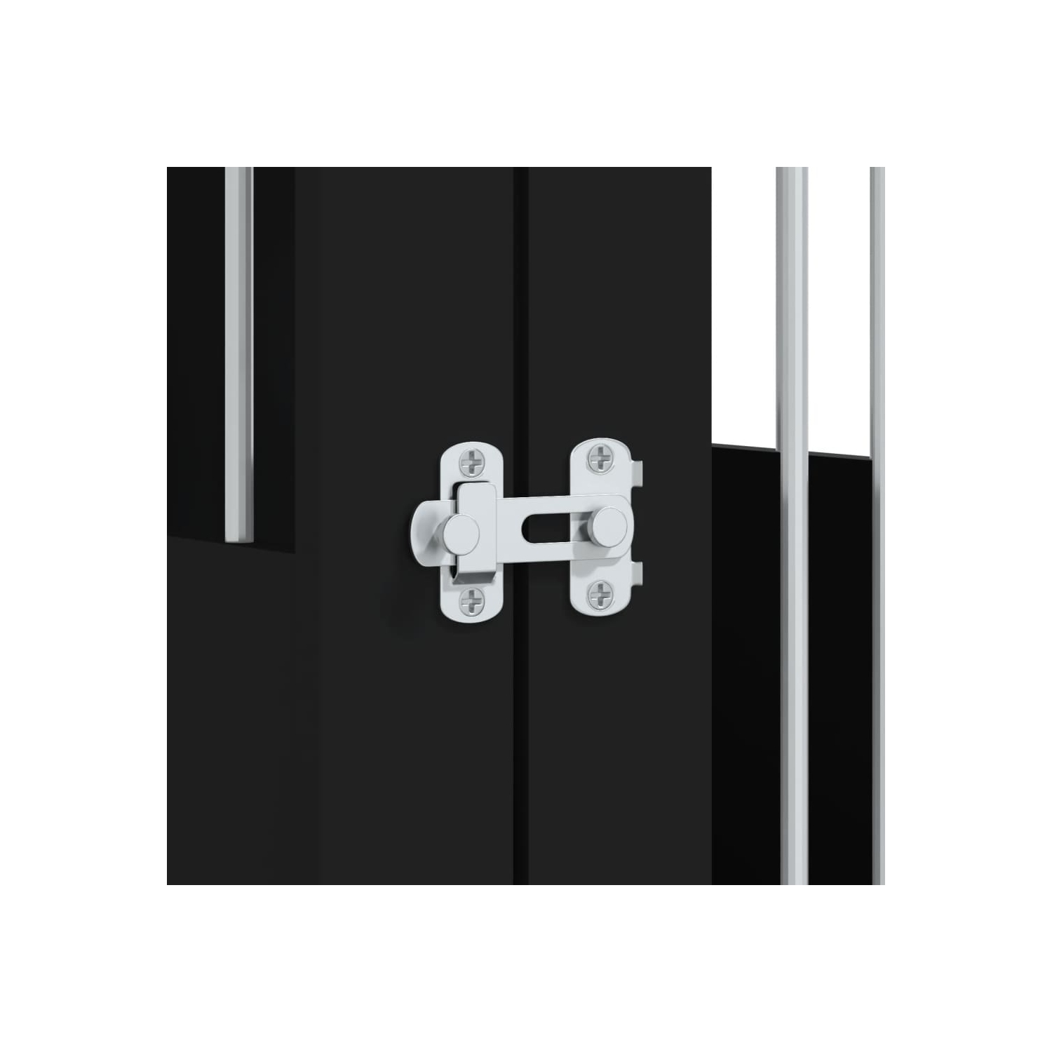 Meuble pour cage à chiens vidaXL noir 64.5 x 80 x 71 cm, bois d'ingénierie