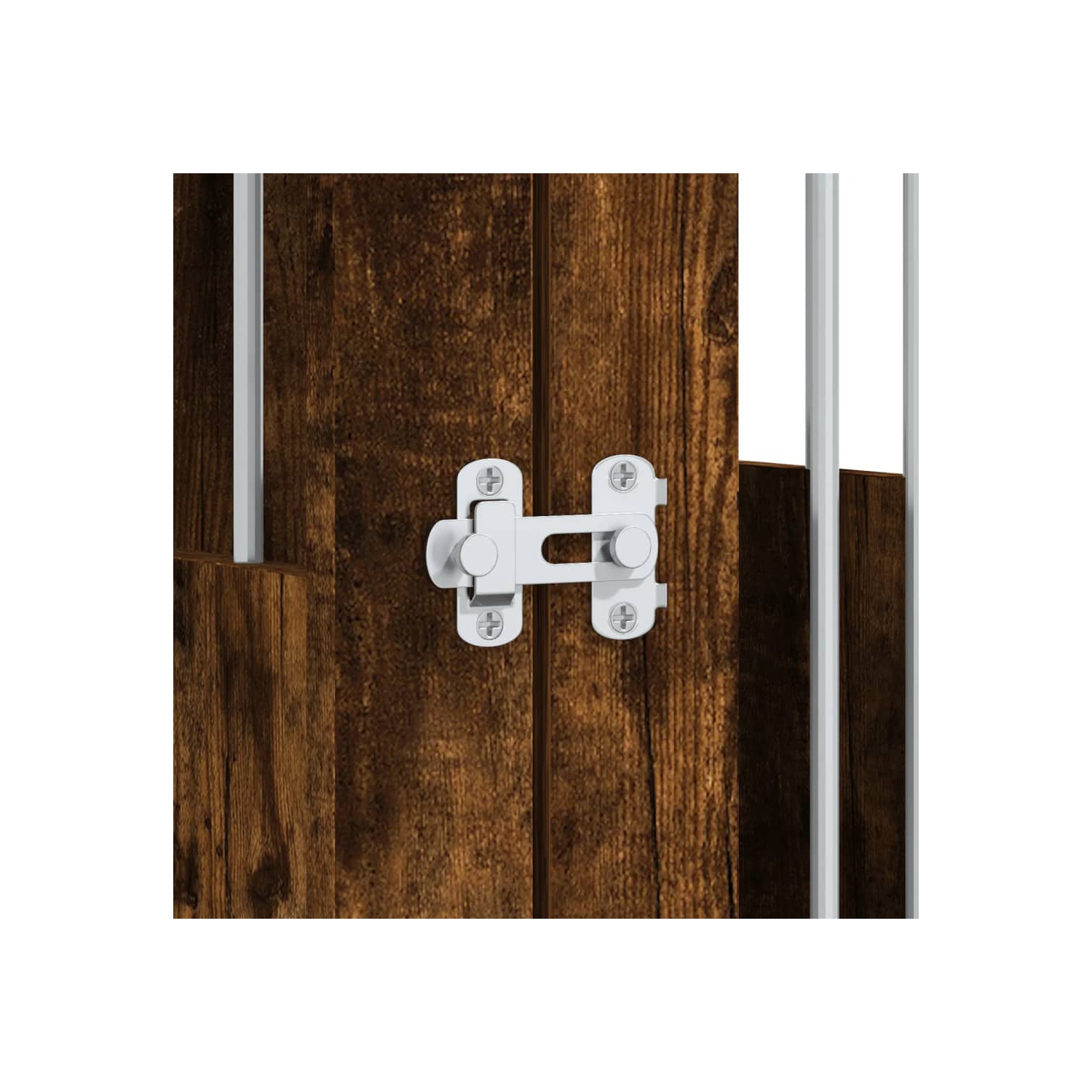 vidaXL Dog Crate Furniture Smoked Oak 64.5x80x71 cm Engineered Wood