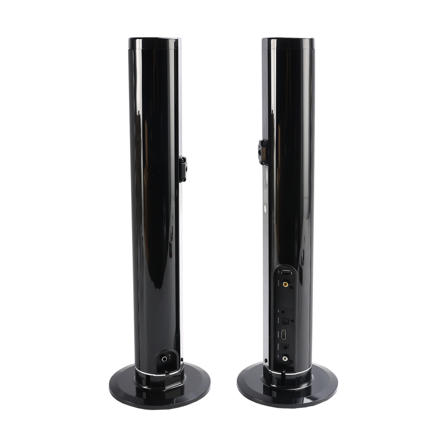 Barre de son ambiophonique amovible Haut-parleur d'extrêmes graves sans fil Système de 2 haut-parleurs cinéma maison