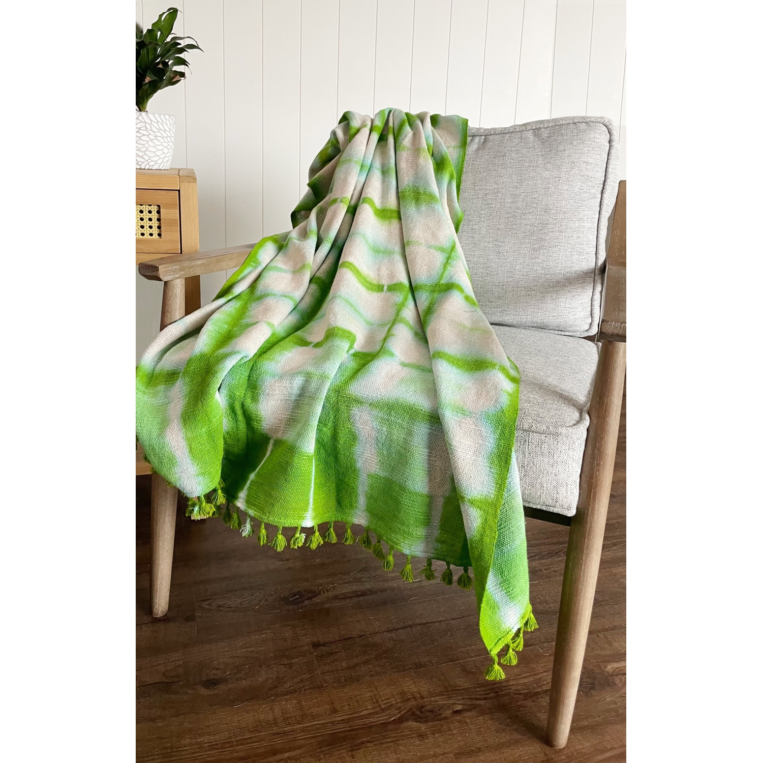 Let's Hangout Blanket: Apple Indigo by FourFour Co