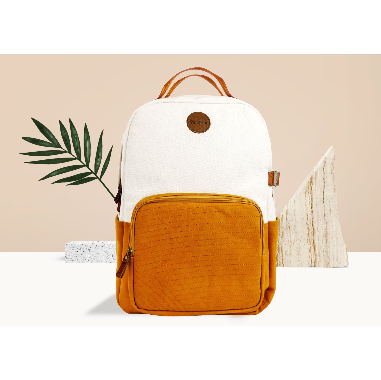 Good To Go Backpack - Bliss Curry/Cream by FourFour Co