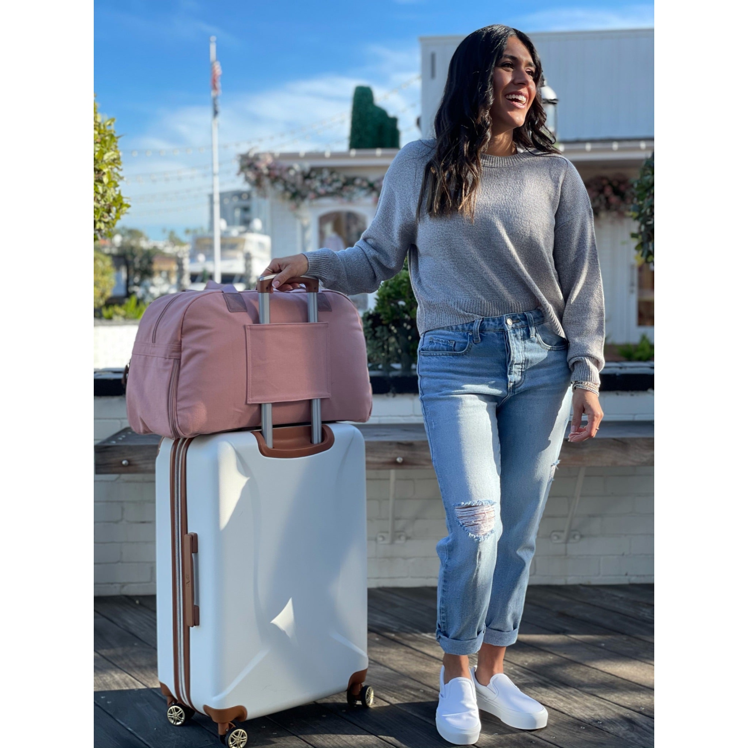 Getaway Duffel Bag - Sittin' Pretty Pink by FourFour Co