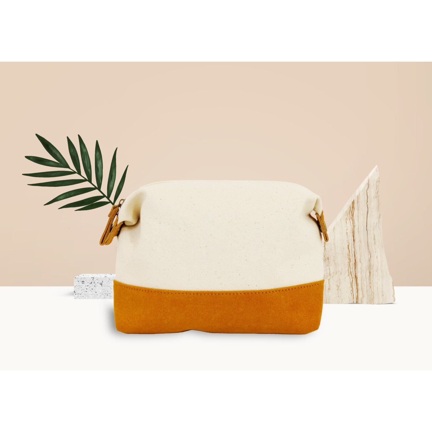 Travel Buddy Toiletry Bag - Bliss Curry/Cream by FourFour Co