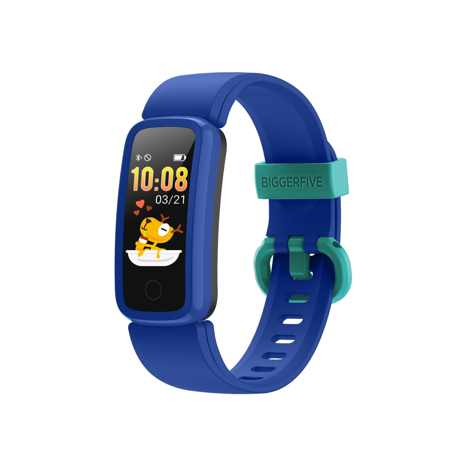 BIGGERFIVE Vigor Fitness Tracker Watch for Kids Girls Boys Teens, Activity Tracker, Pedometer, Heart Rate Sleep Monitor, IP68 Waterproof Calorie Step