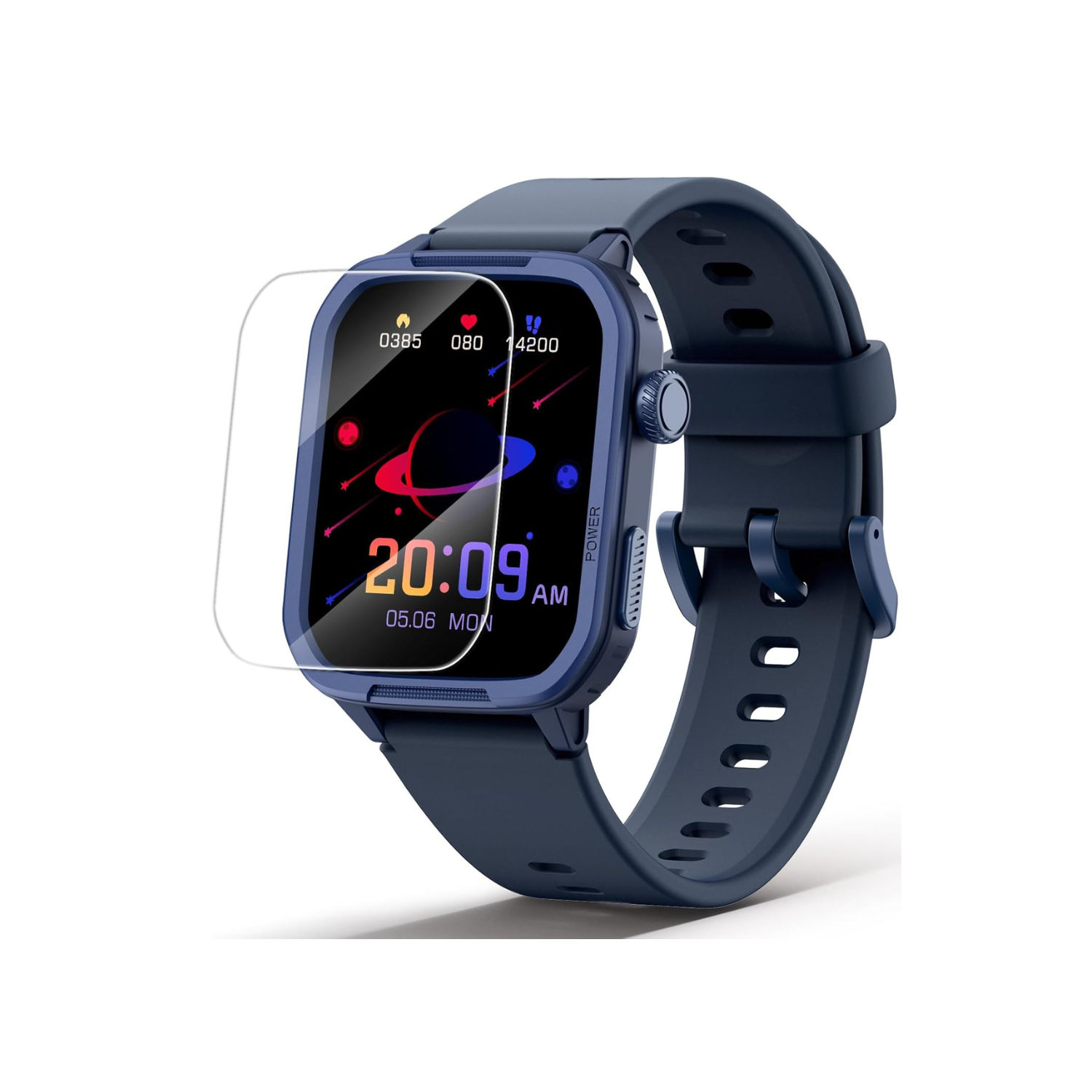 Smart Watch for Kids, Tempered Glass Fitness Sport Watch Boy Girls Teens with 19 Sport Modes, Pedometer, Sleep Monitor, Kids Watch Birthday Gifts Toy