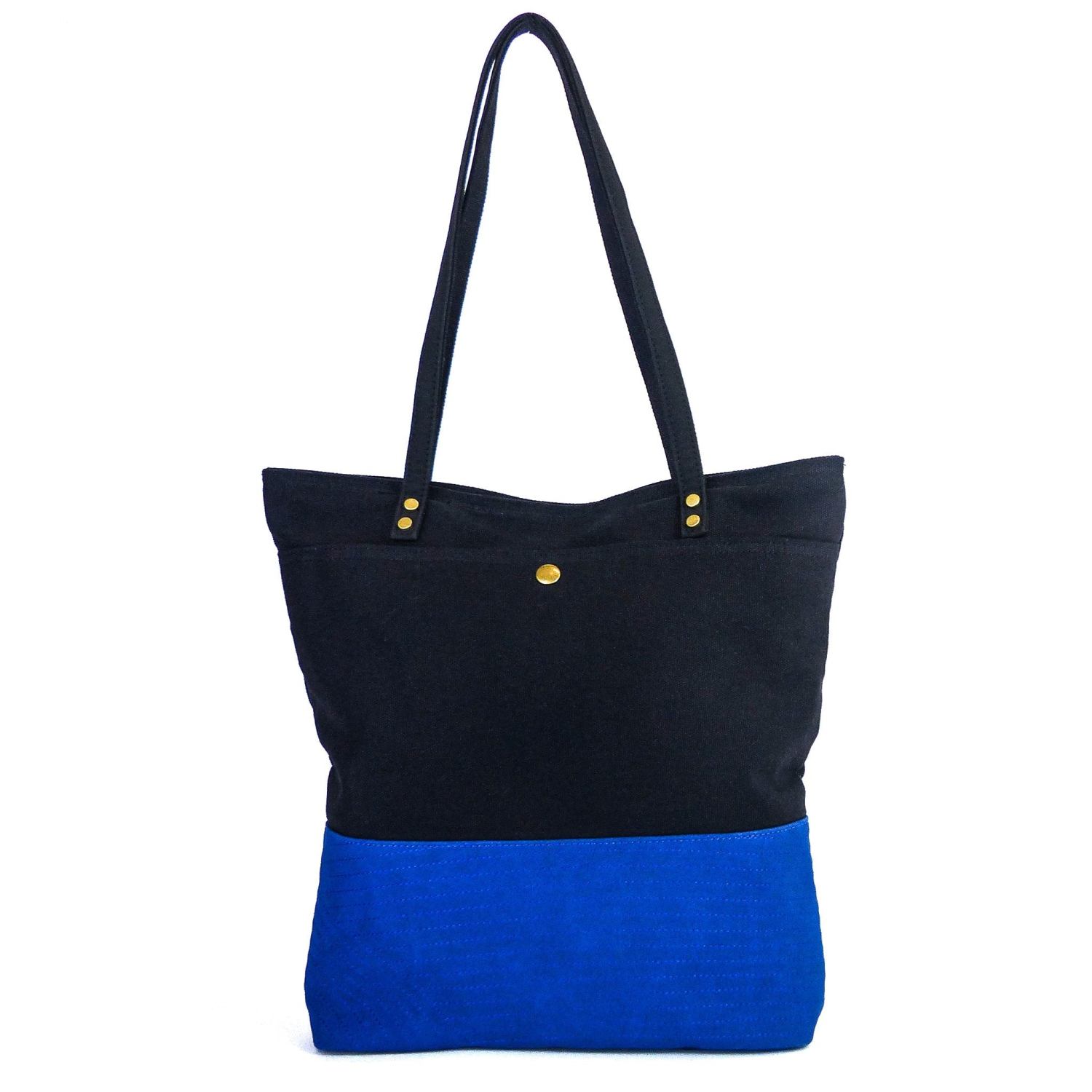 Minimalist Tote Bag - Eternal Optimist in Cobalt Blue by FourFour Co