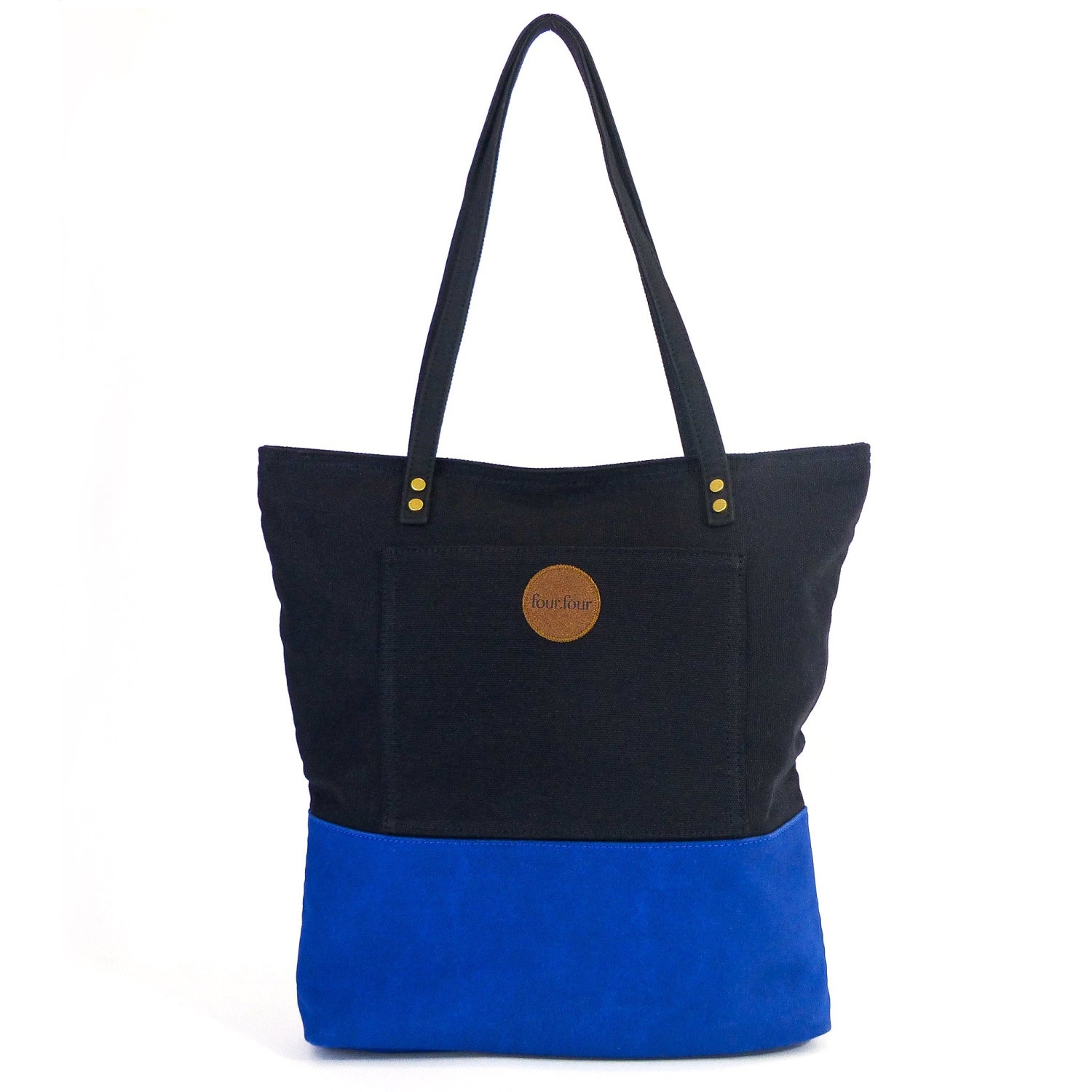 Minimalist Tote Bag - Eternal Optimist in Cobalt Blue by FourFour Co